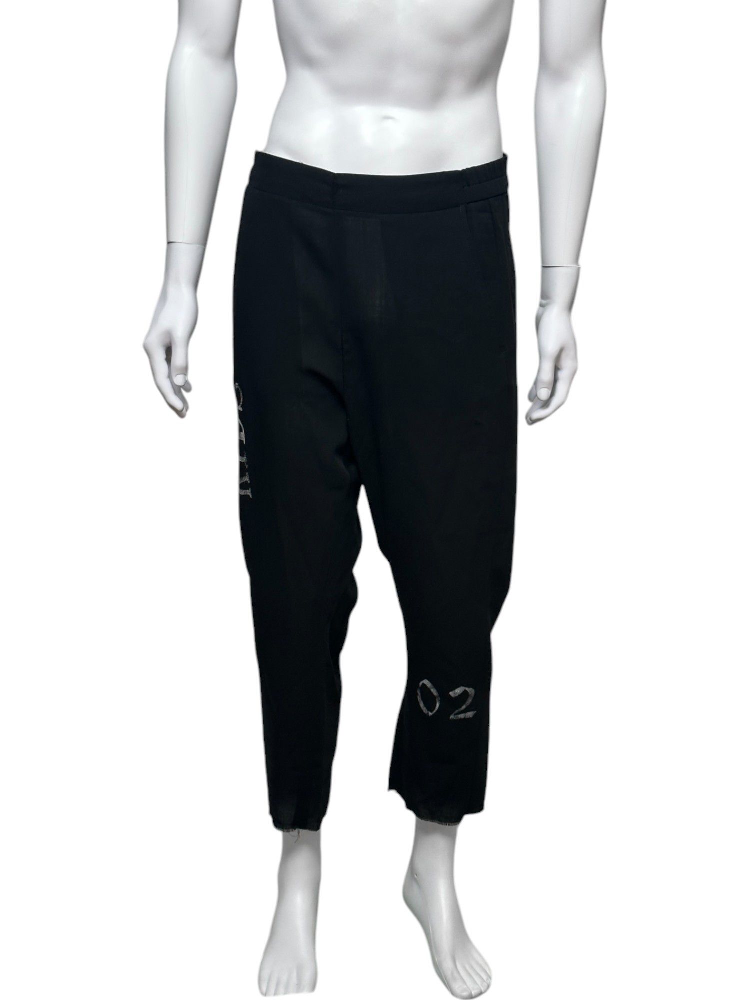 Ann Demeulemeester S/S 18 Forever Kids Black Pants Size 30" / US 8 / IT 44 - 1 Thumbnail