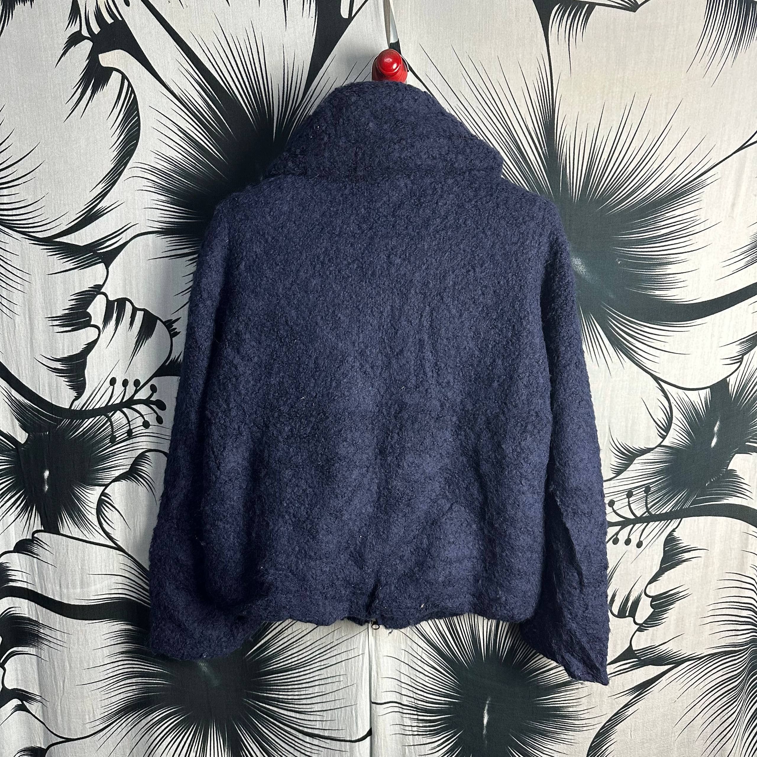 Issey Miyake Issey Miyake Tsumori Chisato Wool Blend Zip Jacket Size US M / EU 48-50 / 2 - 2 Thumbnail