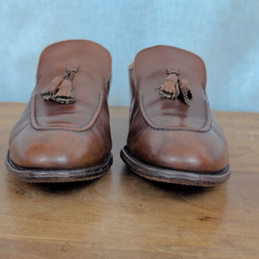Vintage Men's Vintage Iron Age Steel Toe Tassel Loafers Size 10 Size US 10.5 / EU 43-44 - 8 Thumbnail