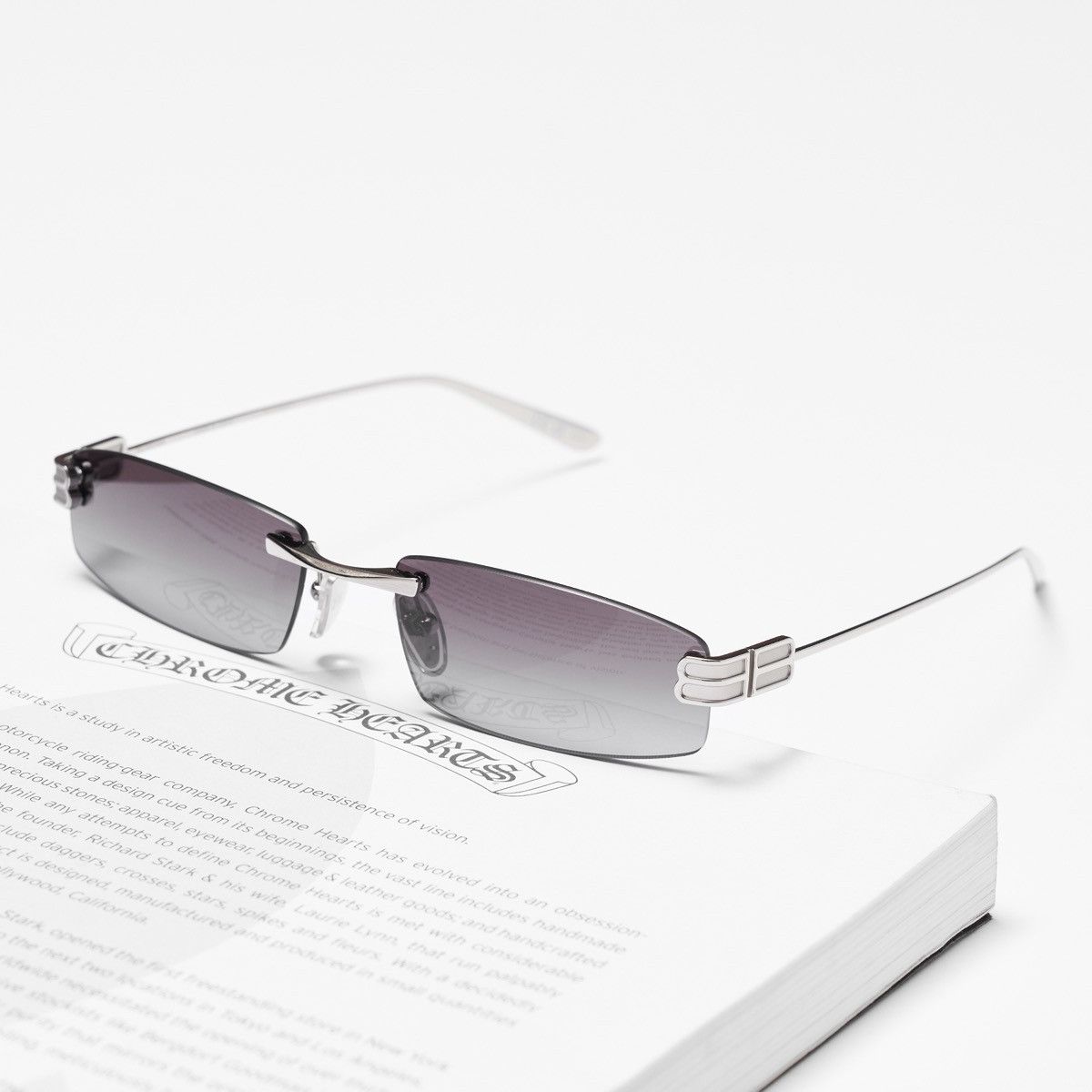 Balenciaga BALENCIAGA BB0488S 002 SUNGLASSES Size ONE SIZE - 2 Thumbnail