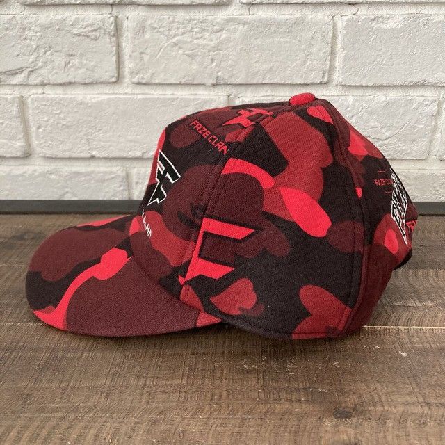 Bape FAZE CLAN × BAPE CAMO snapback hat cap a bathing ape Size ONE SIZE - 4 Thumbnail