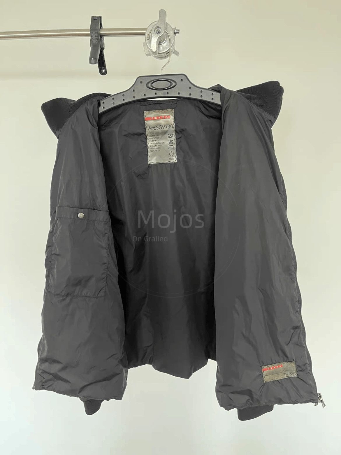 Prada Sz 56 Prada Sports Zip-up Sport Jacket-2508 Size US XL / EU 56 / 4 - 5 Thumbnail