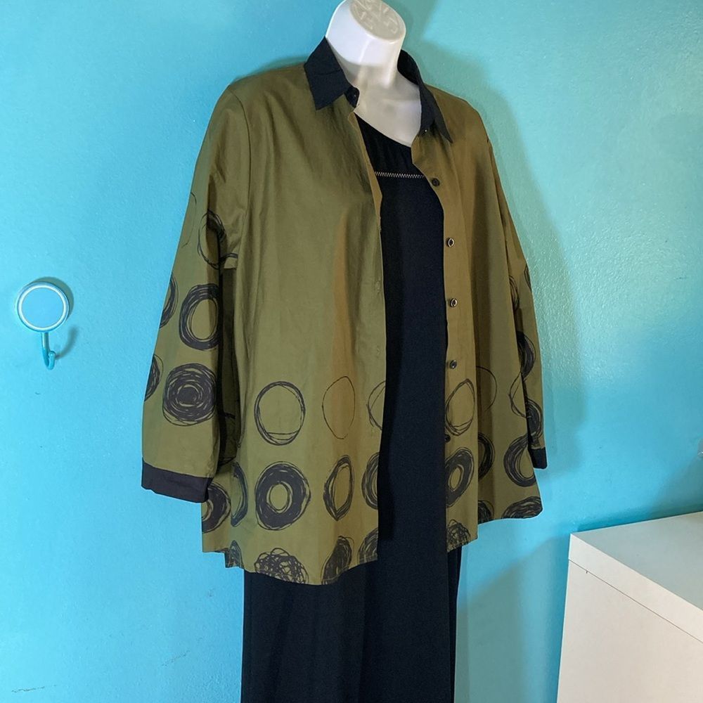 Rundholz Simply Vanite Couture Womens OS A-Line Oversized Button Up S Size ONE SIZE - 12 Thumbnail