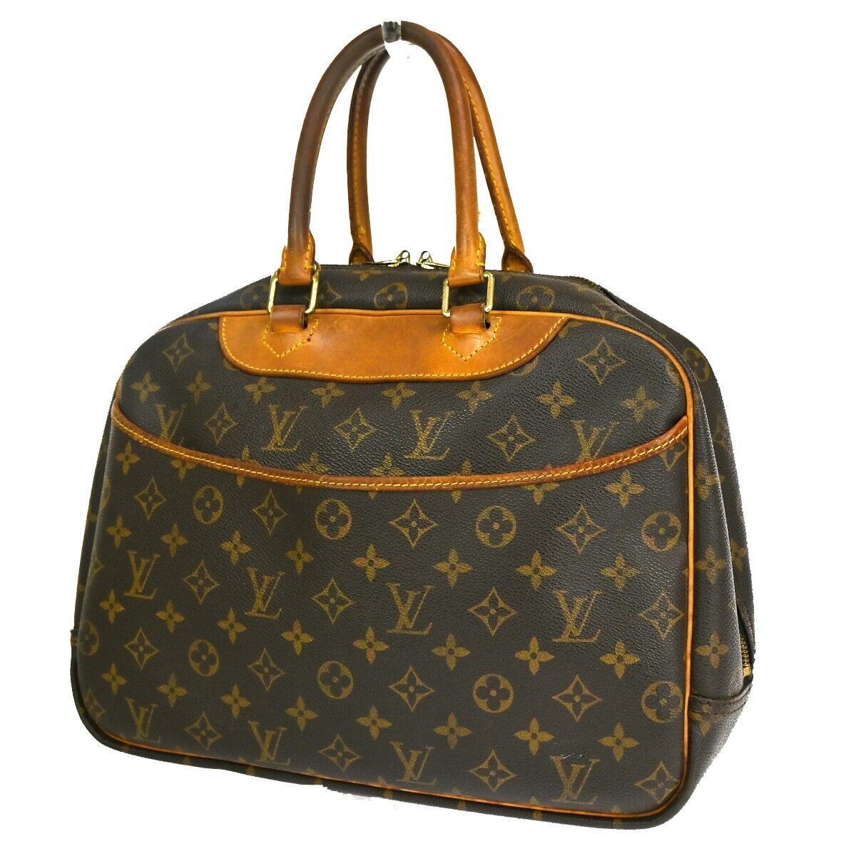 Authenticated Used LOUIS VUITTON Louis Vuitton Deauville Monogram Handbag  M47270 Canvas Brown 