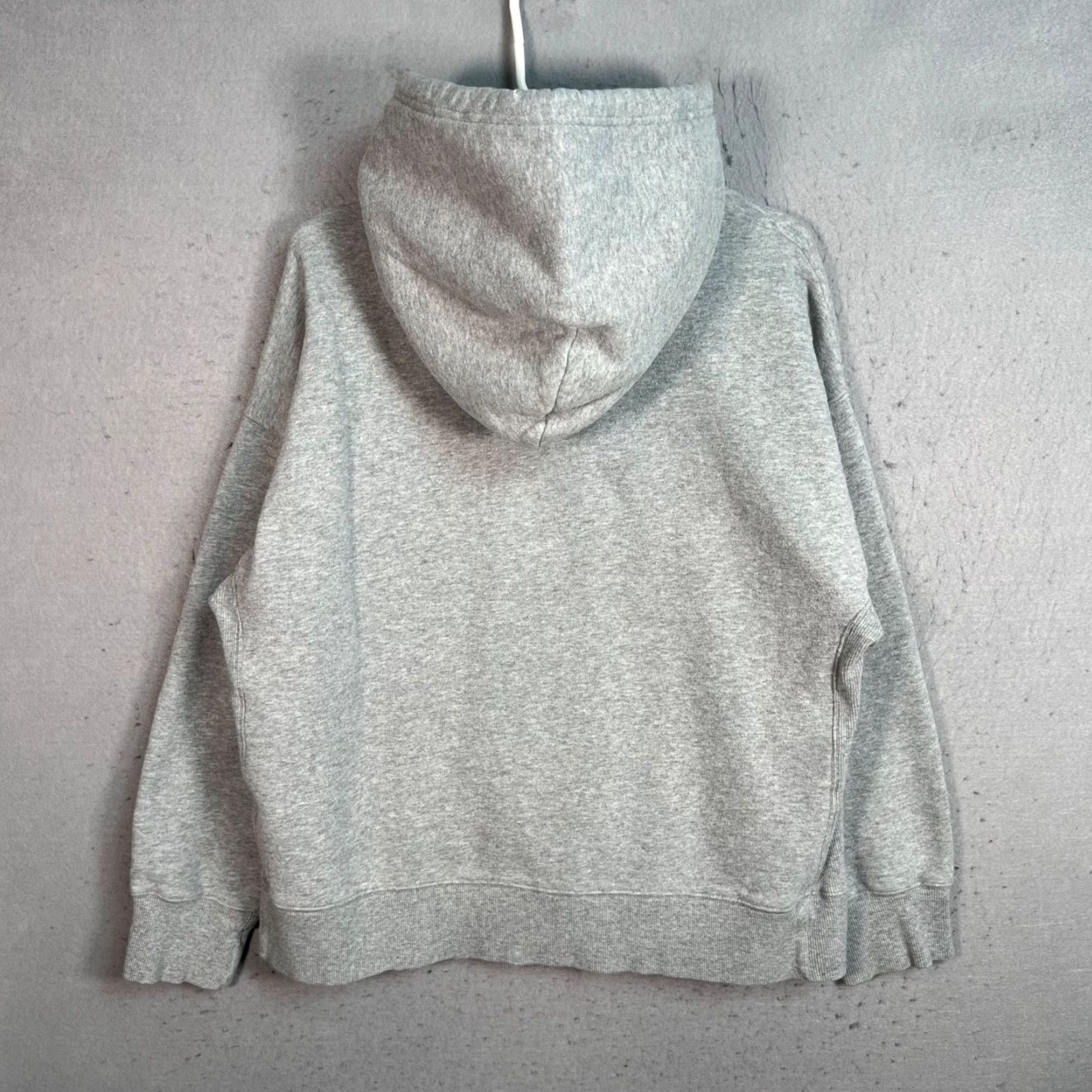 TNA TNA Womens Hoodie Size 2 Gray Sweatshirt W/ Floral Embroidery Cotton Blend Size XS / US 0-2 / IT 36-38 - 2 Thumbnail