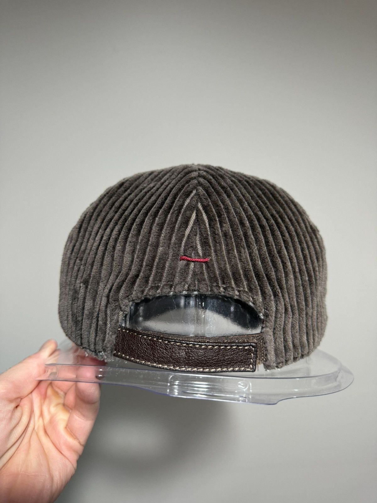 Brunello Cucinelli Brunello Cucinelli Shiny Gray Corduory Baseball Cap Hat Size ONE SIZE - 11 Thumbnail