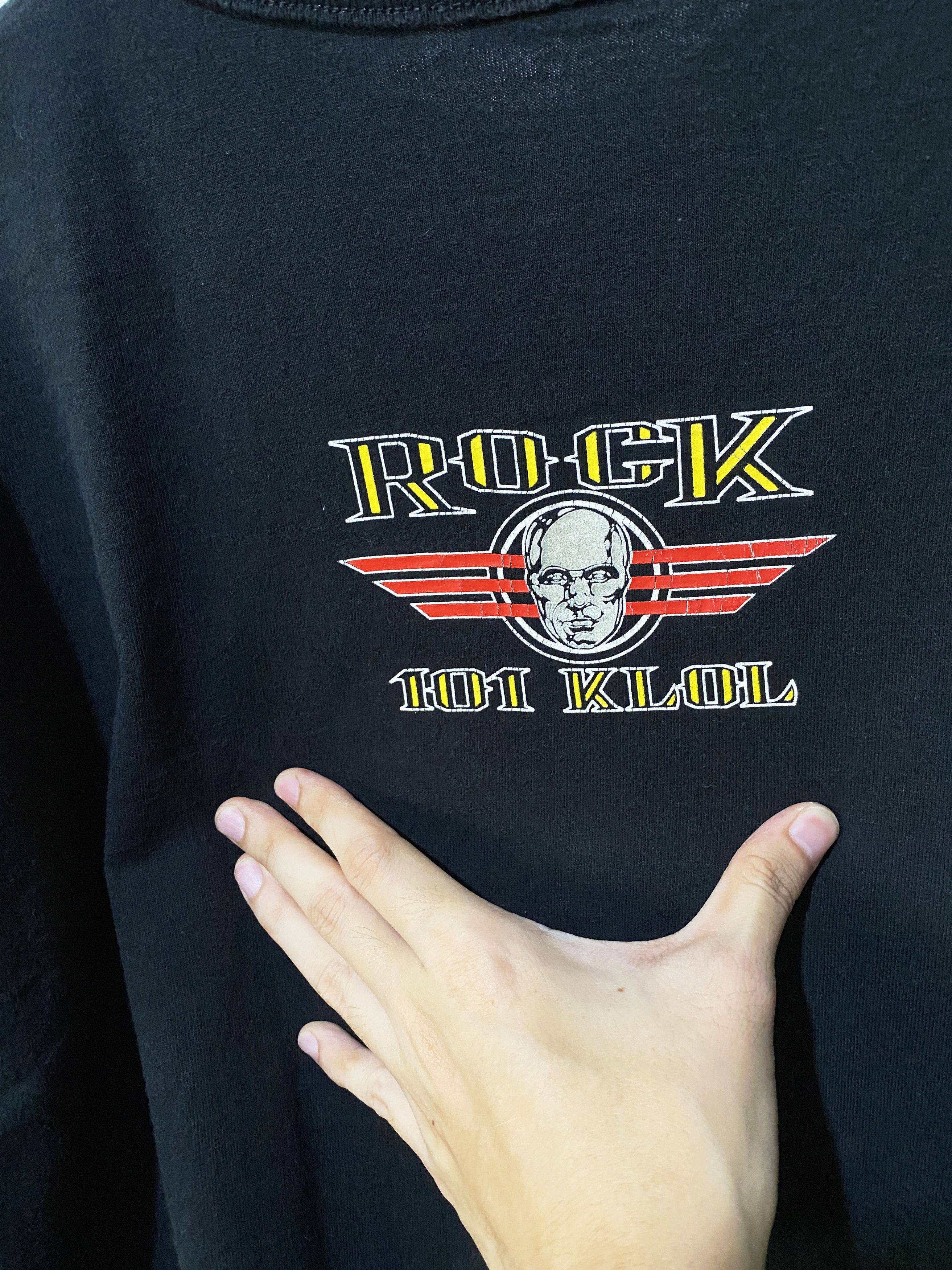 Band Tees × Vintage Vintage 90s KLOL Rock 101 Shirt Size US XL / EU 56 / 4 - 4 Thumbnail