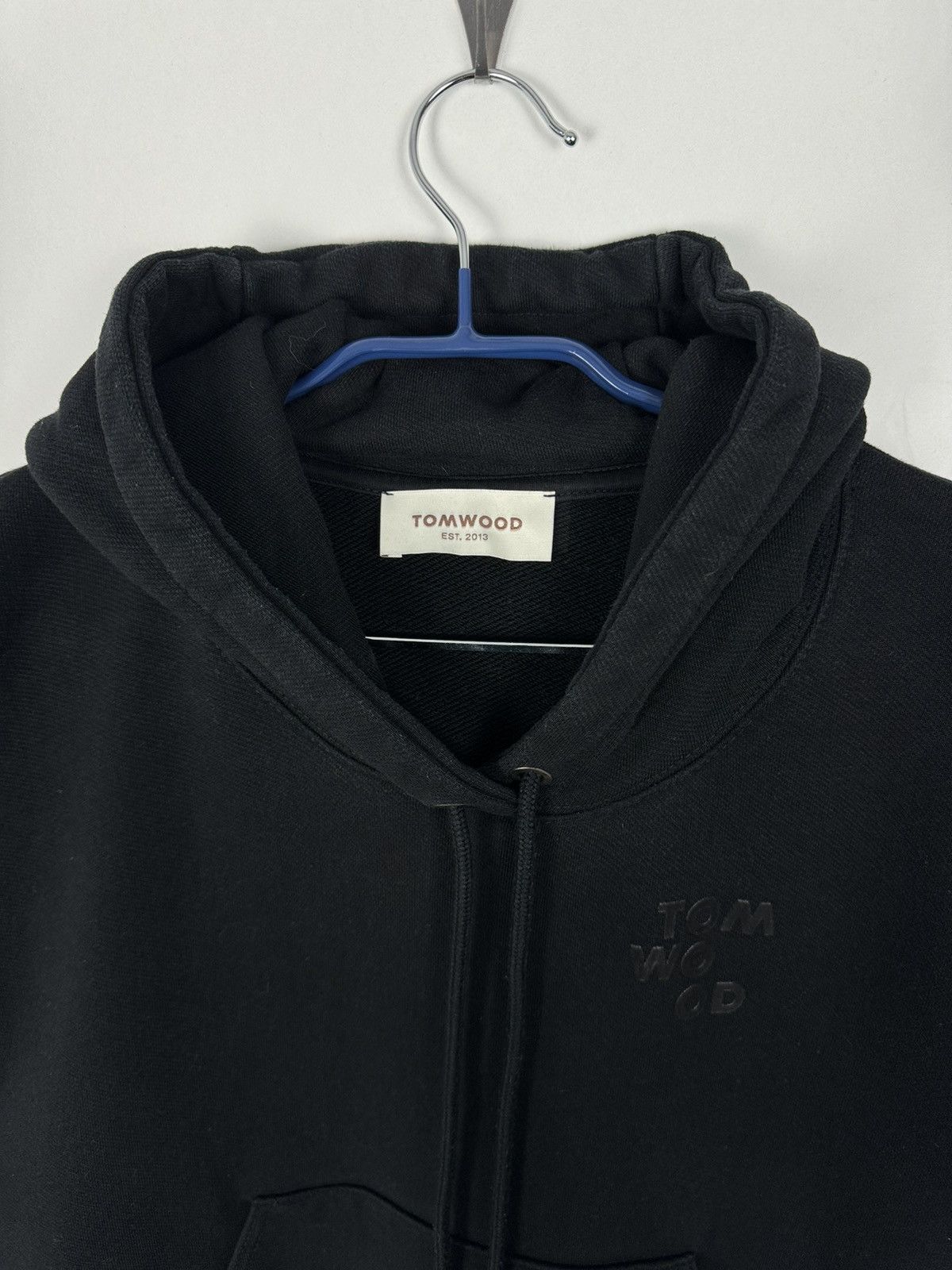 Designer Tom Wood Mira Heavy Weight Cotton Black Sweatshirt Hoodie Size US M / EU 48-50 / 2 - 8 Thumbnail