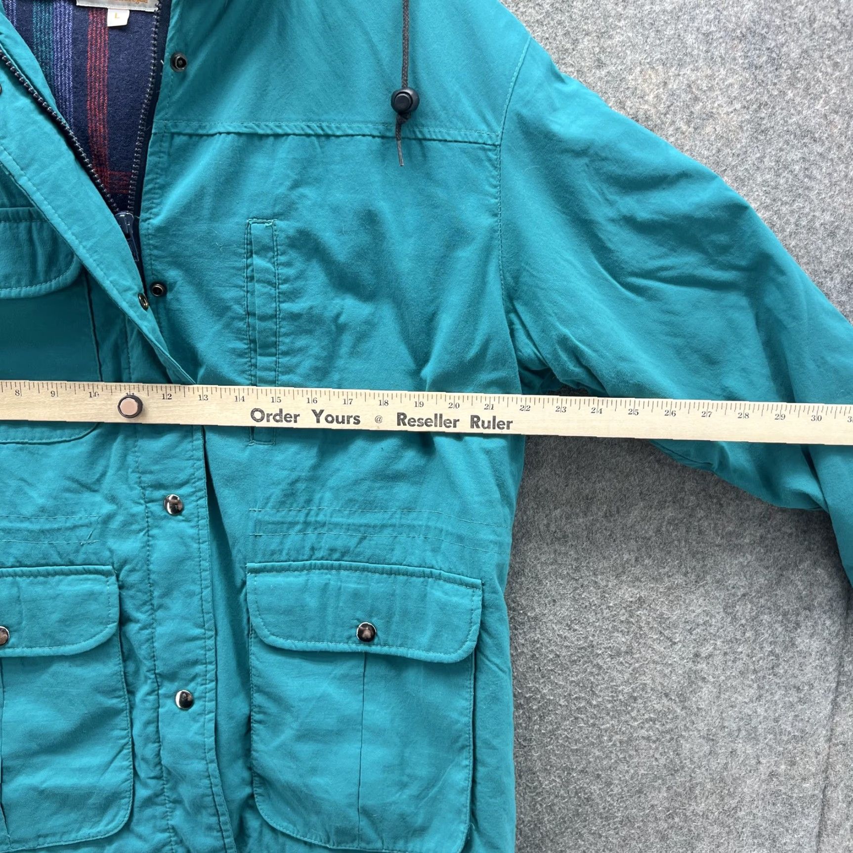 Pendleton VINTAGE Pendleton Jacket Women L Hooded Thinsulate Plaid 90s USA Size L / US 10 / IT 46 - 3 Thumbnail