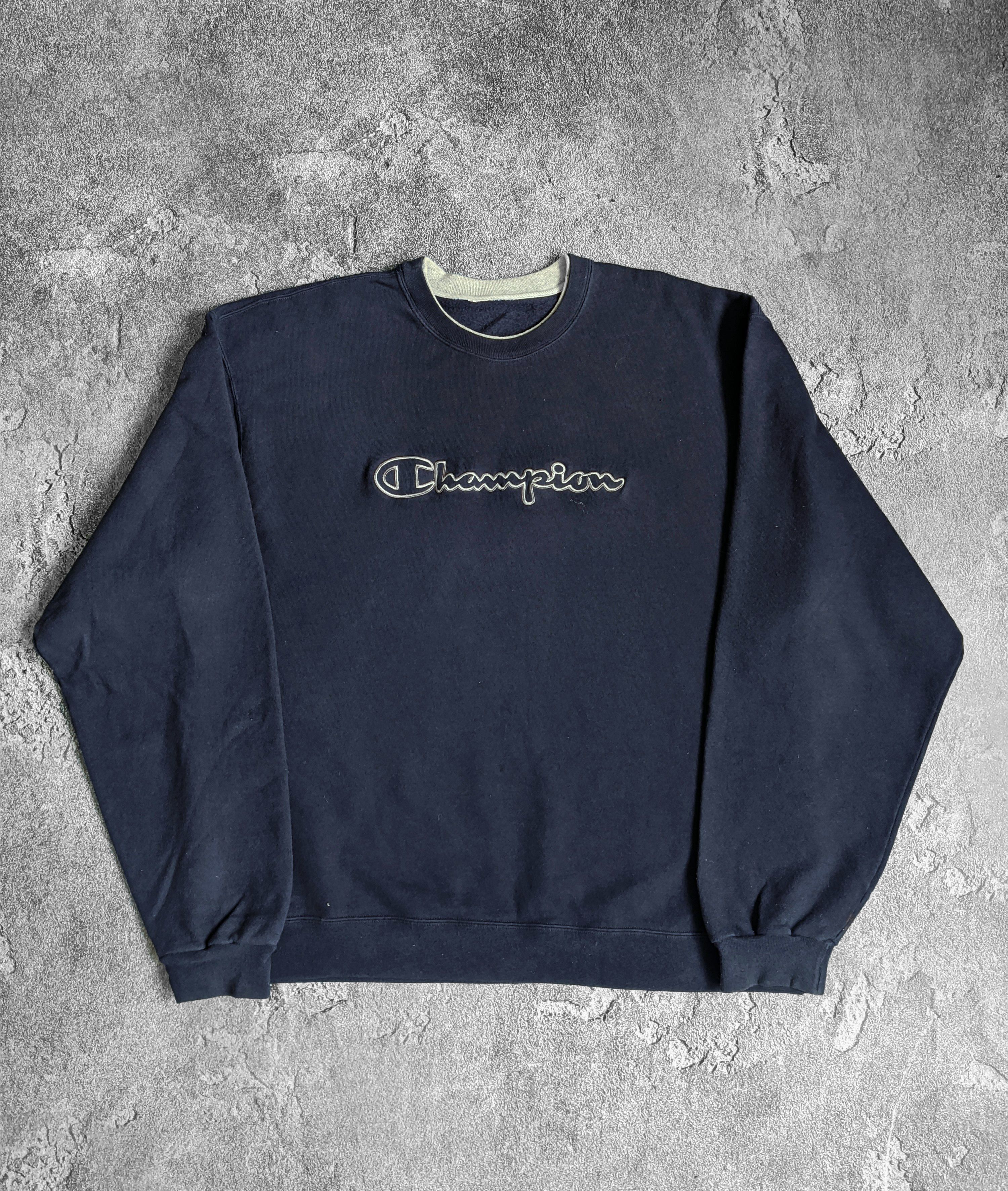 Champion Vintage Champion sweatshirt embroidered logo y2k Size US XL / EU 56 / 4 - 2 Thumbnail