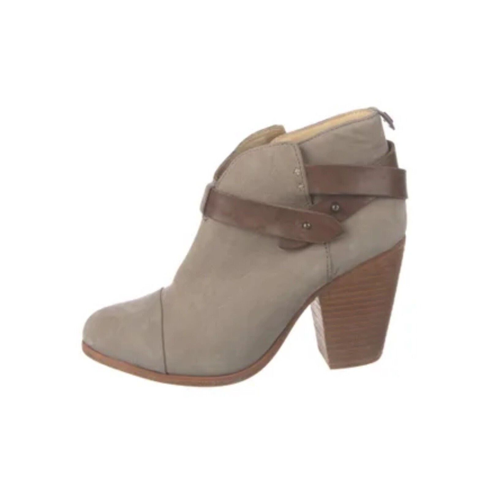 Rag & Bone Rag & Bone Size 37 Harrow Gray Leather Ankle Boots Casual Size US 6.5 / IT 36.5 - 1 Thumbnail
