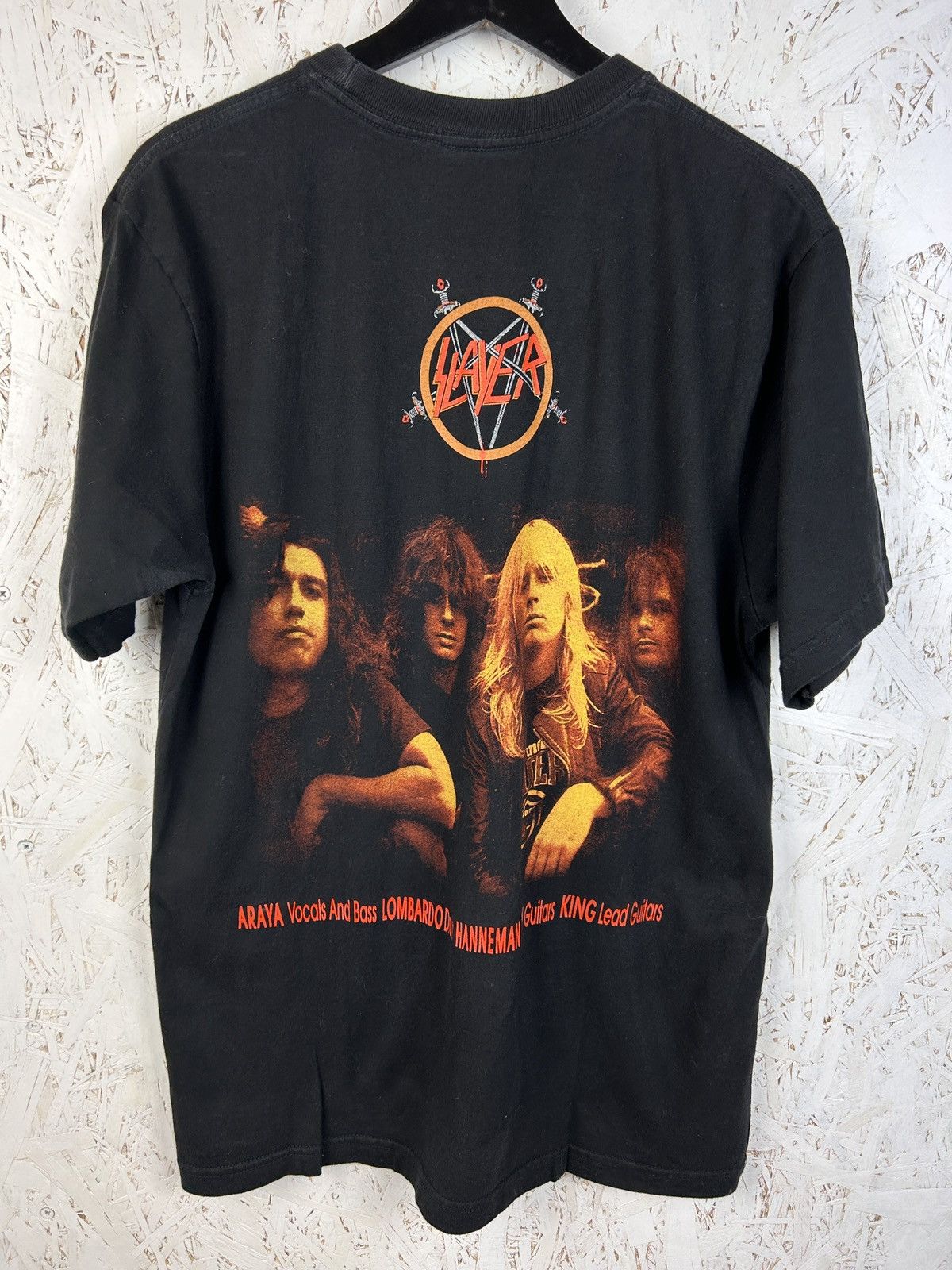Band Tees Vintage Slayer South Of Heaven Dark Side T-Shirt In Black Size US M / EU 48-50 / 2 - 7 Thumbnail