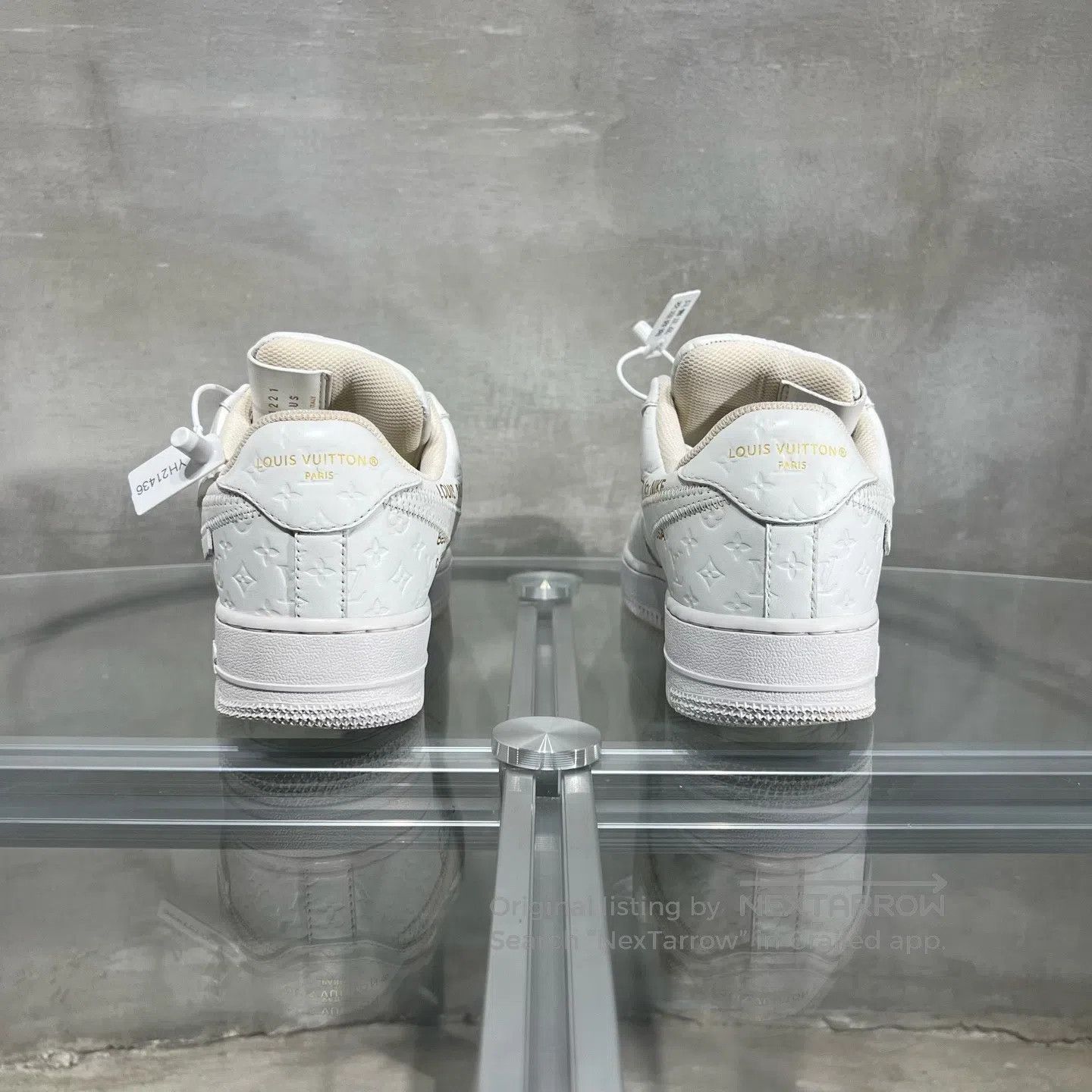 Louis Vuitton Louis Vuitton xNKIE AF1 White Shoes Size US 7.5 / EU 40-41 - 5 Thumbnail