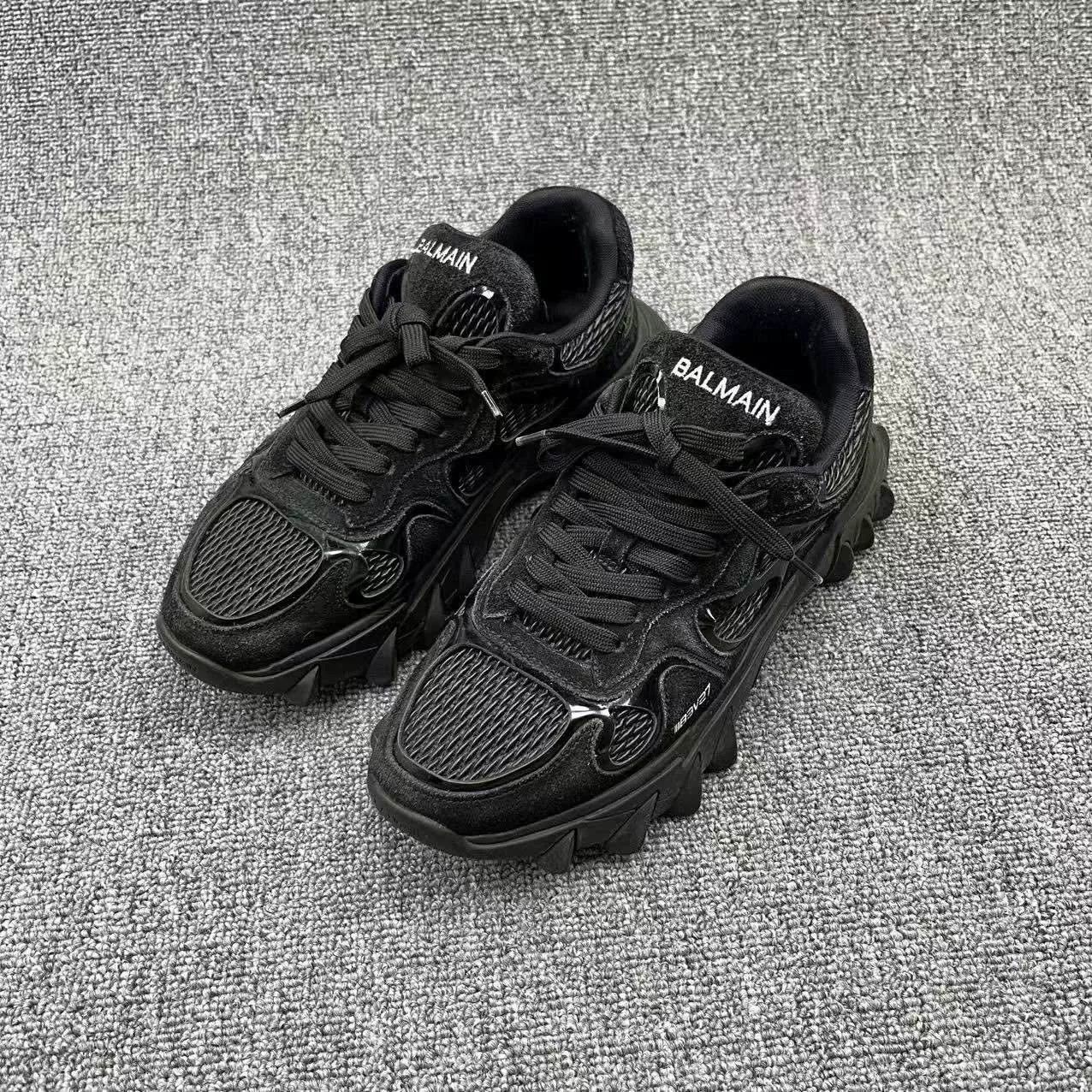 Balmain Balmain B-East 2023 Black Dad Sneakers Size US 6 / EU 39 - 1 Thumbnail