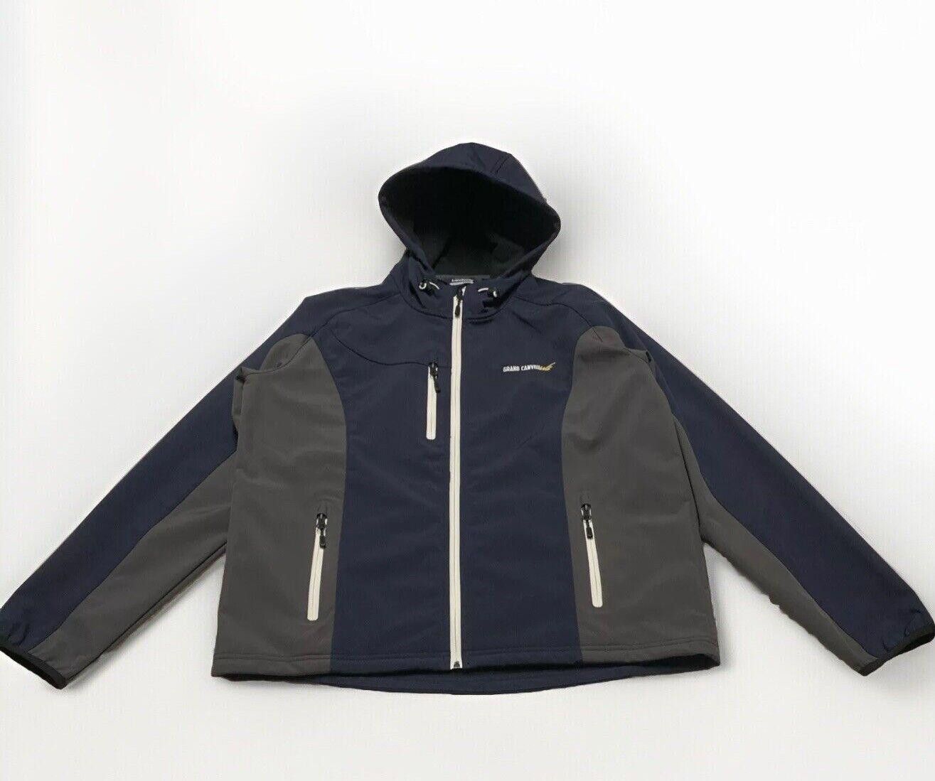 Other Landway Men's Medium Navy/Gray Soft Shell Fleece Golf Jacket Size US M / EU 48-50 / 2 - 12 Thumbnail