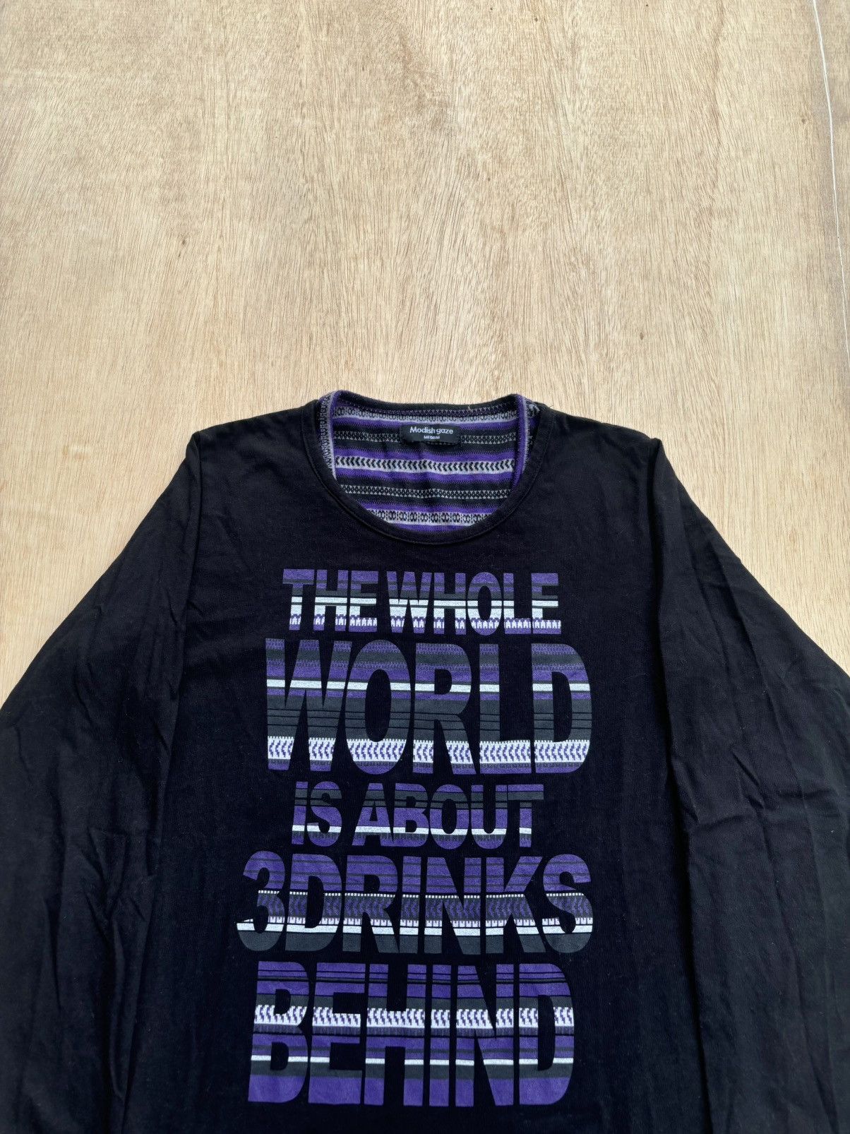 Hysteric Glamour × If Six Was Nine × Japanese Brand Modish Gaze Ifsixwasnine Lgb Style Longsleeve Size US M / EU 48-50 / 2 - 2 Thumbnail