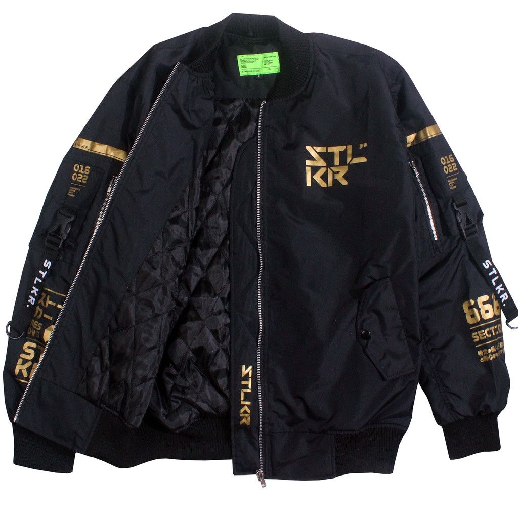 Bomber Jacket Stalker Jaket Bomber black No Exit | Grailed