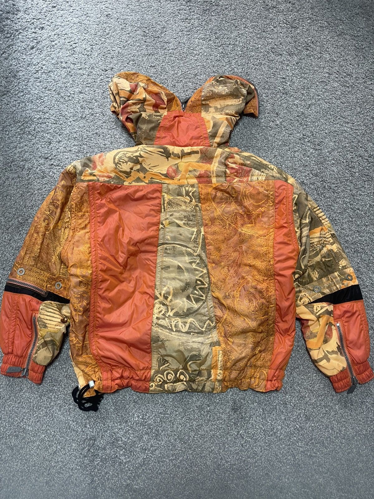 Vintage VINTAGE Y2K RETRO L-AGRESSION RARE ANORAK JACKET SIZE M-L Size US L / EU 52-54 / 3 - 5 Thumbnail