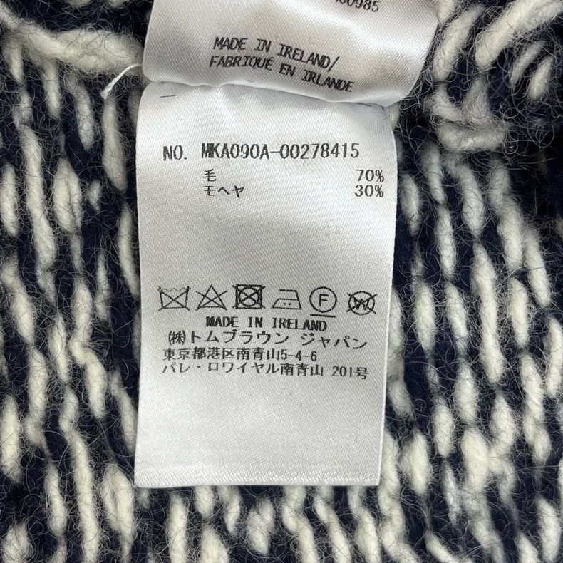 Thom Browne Thom Browne Size 2Dark Blue Snow Classic Logo Wool Mohair L Size US M / EU 48-50 / 2 - 6 Thumbnail