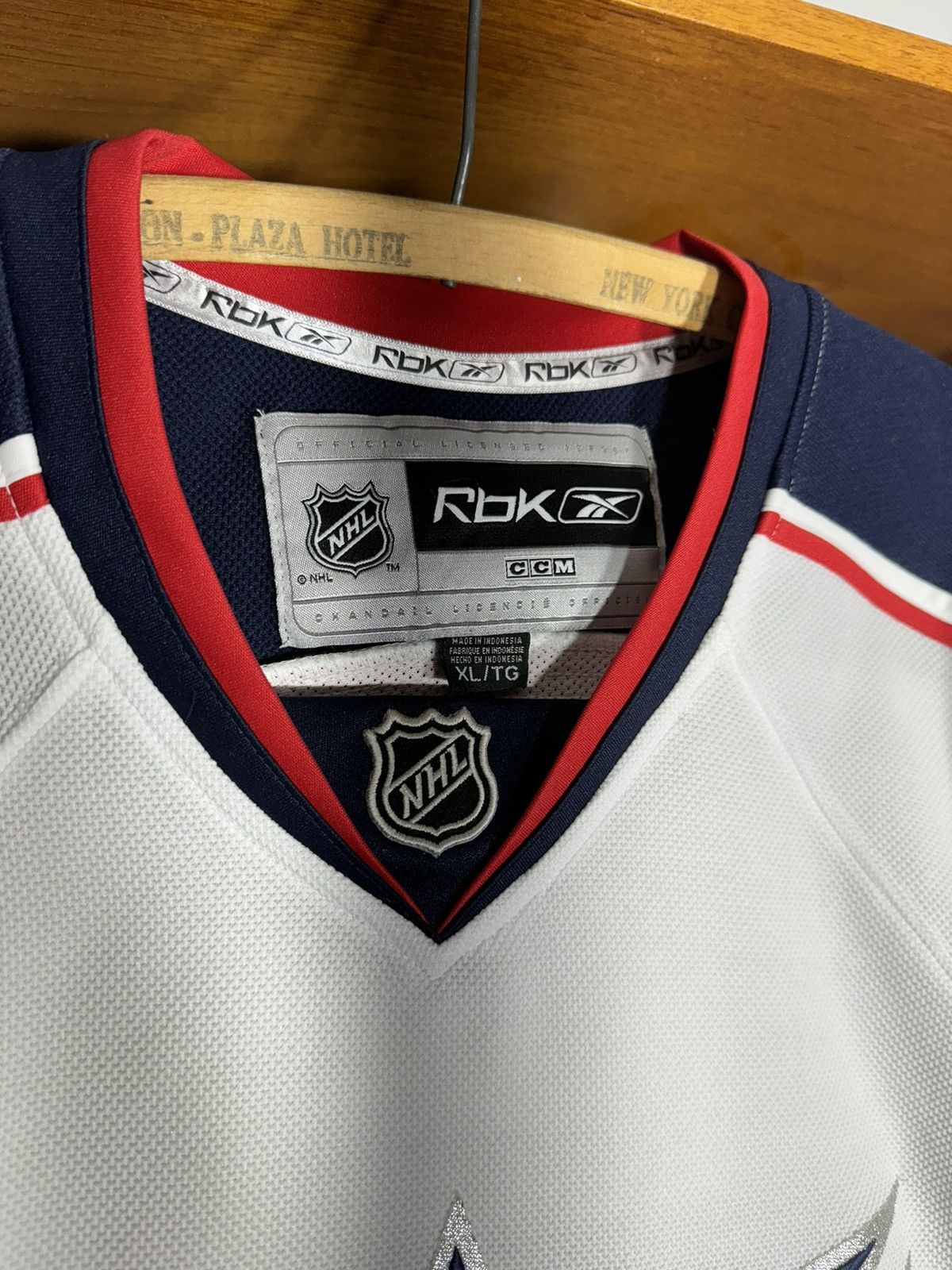 Vintage Vintage Reebok Columbus Blue Jackets Jersey Size US XL / EU 56 / 4 - 4 Thumbnail
