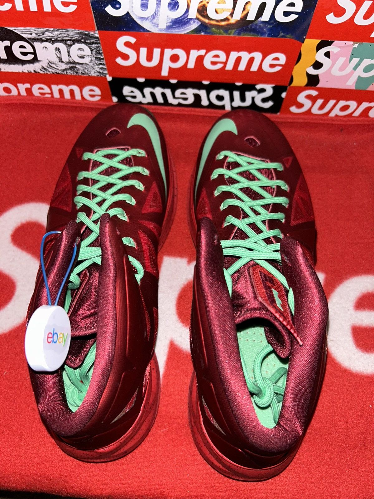 Nike Nike Lebron 10 'Christmas' 541100-600 size 14 NEW WITH BOX Size US 14 / EU 47 - 4 Thumbnail