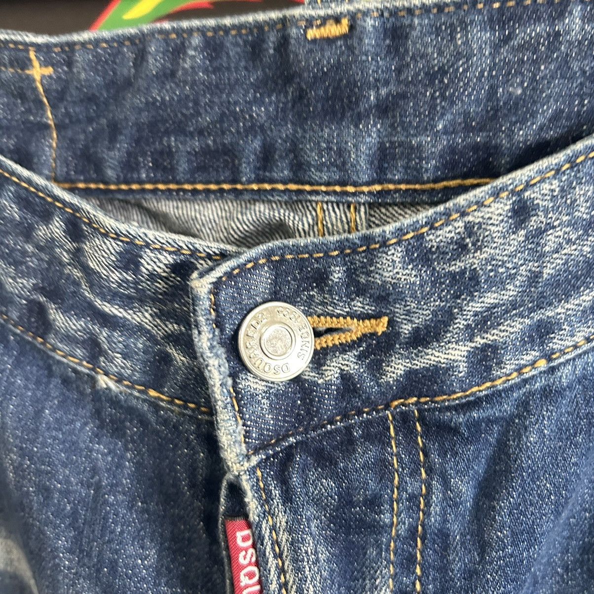Dsquared2 Vintage Dsquared2 Paint Splash Patches Distressed Denim Size US 37 - 11 Thumbnail