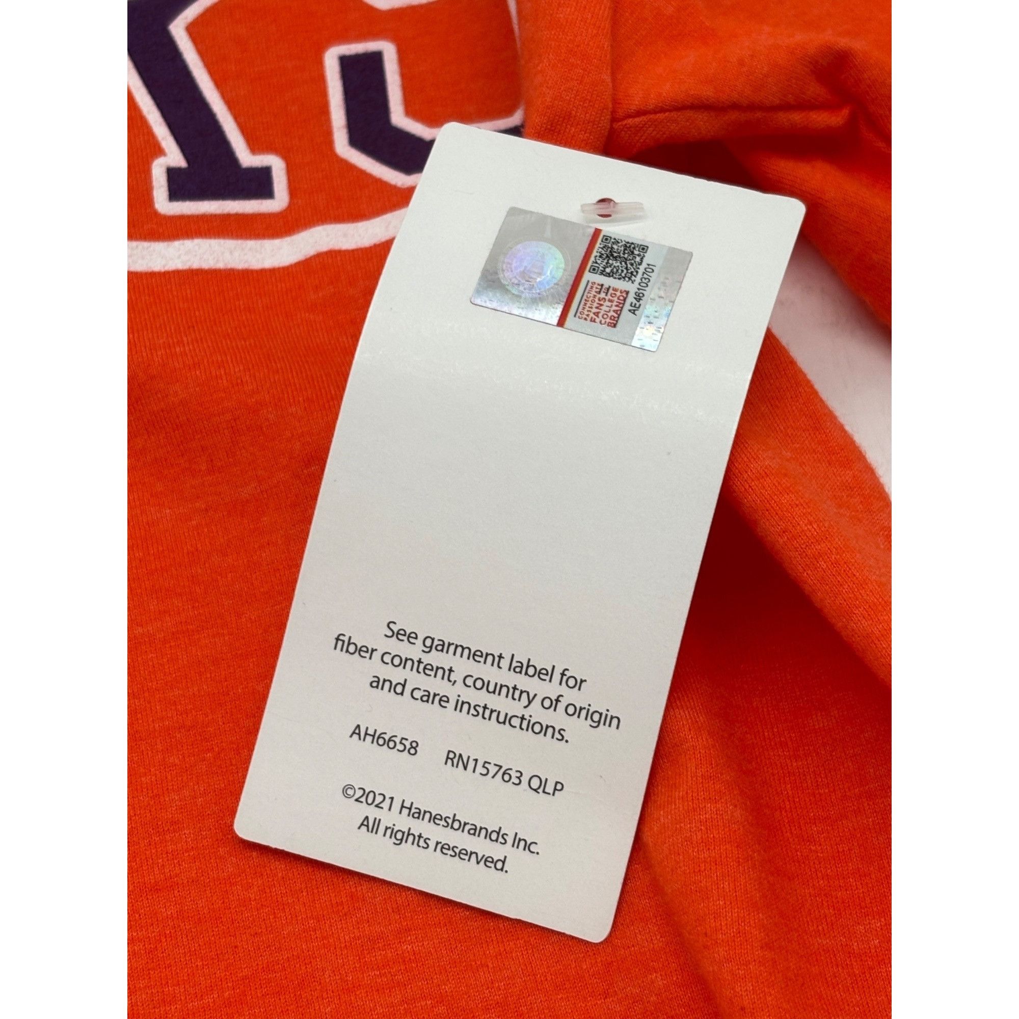 Hanes Clemson Tigers Men's Orange Graphic T-Shirt By Hanes Size S Size US S / EU 44-46 / 1 - 6 Thumbnail