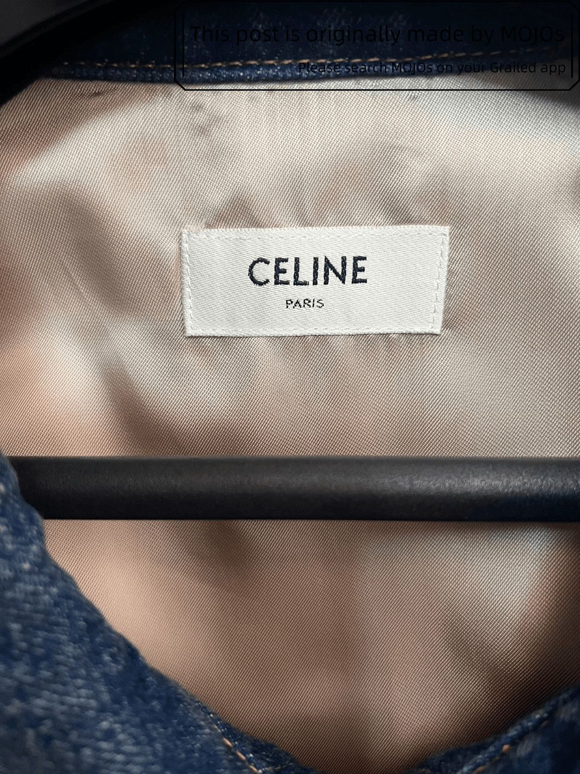 Celine Sz M Celine 22SS Golden Star Zip-up Denim Jacket mojos15947 Size US M / EU 48-50 / 2 - 3 Thumbnail
