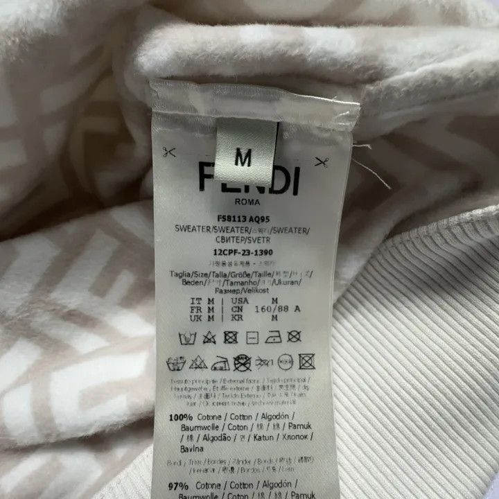 Fendi Fendi SS23 Logo Print Hoodie for Women -2507 Size M / US 6-8 / IT 42-44 - 4 Thumbnail