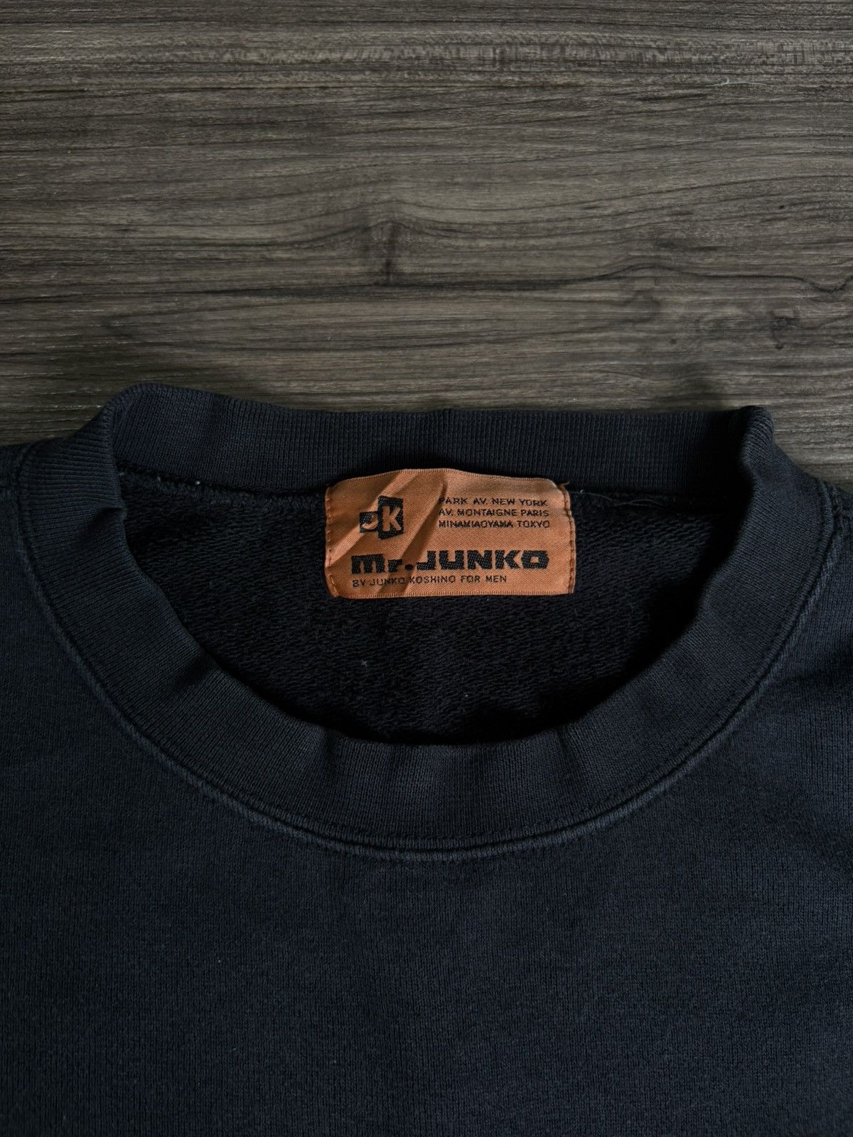 Japanese Brand × Mr. Junko × Vintage Vintage Mr. Junko Koshino Sweatshirt Jumper Back Hit Size US L / EU 52-54 / 3 - 4 Thumbnail