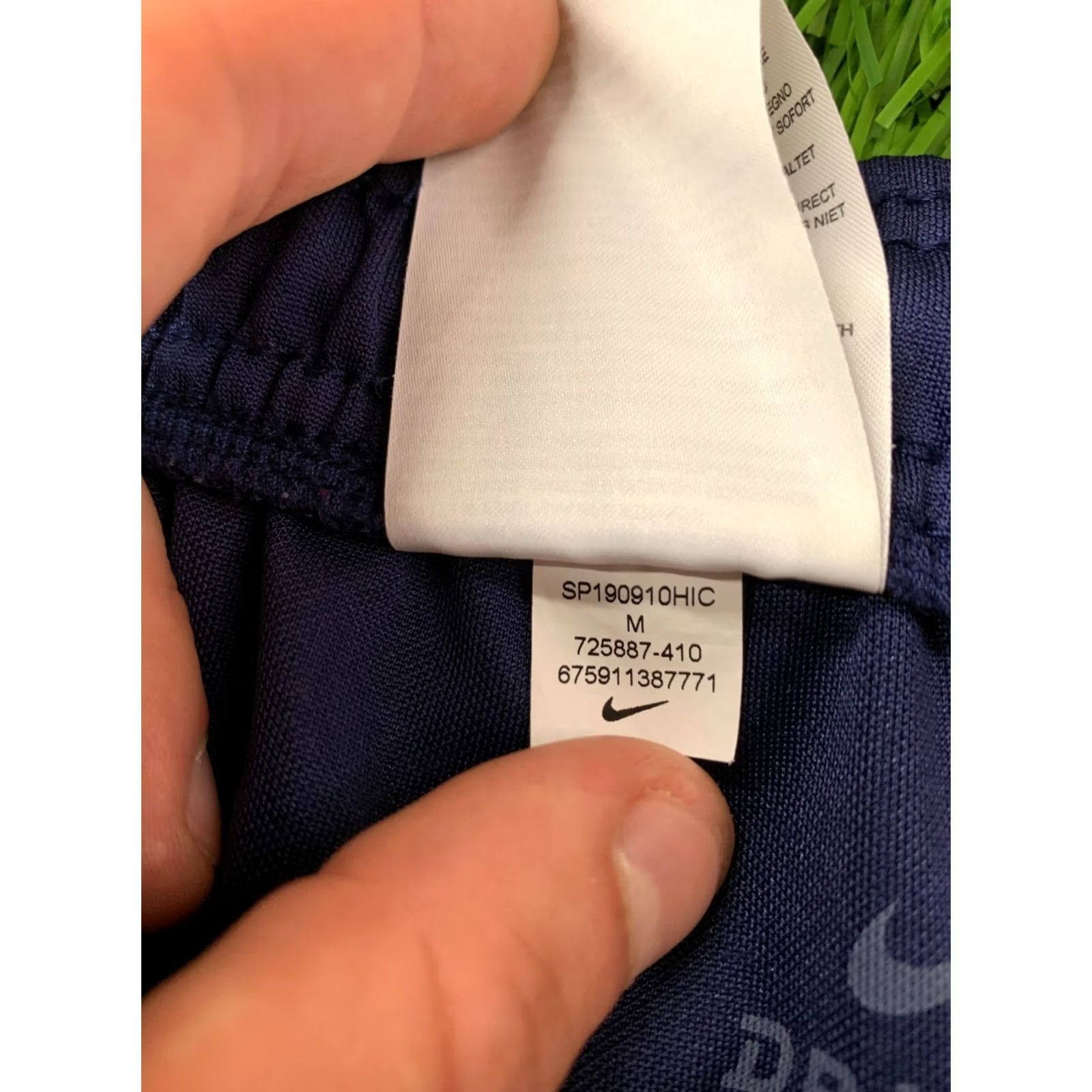 Nike NIKE Dri-FIT PARK ORIGINAL 2019 MEN Football Shorts M Navy Blue Size US 31 - 5 Thumbnail
