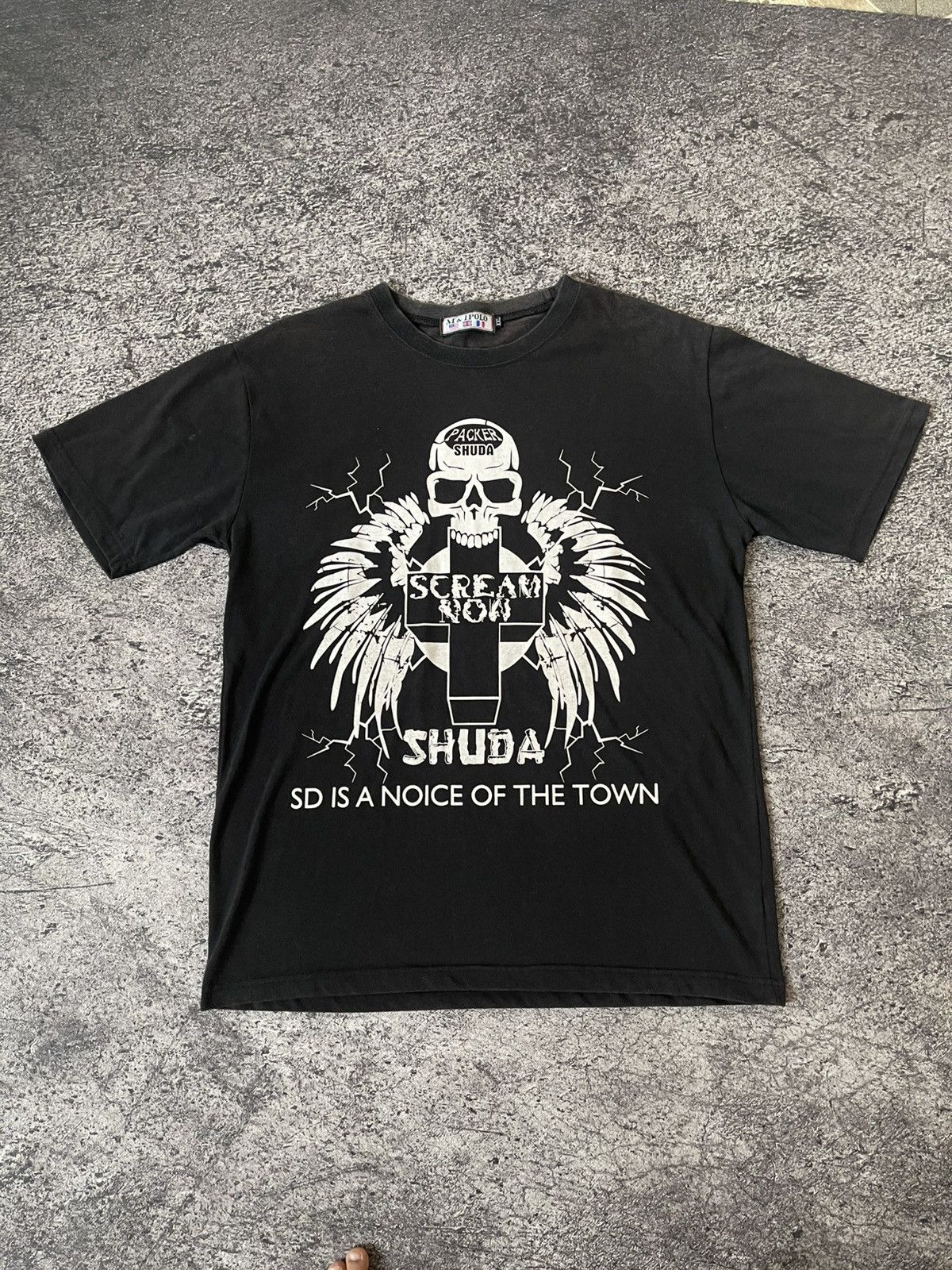 Japanese Brand Y2K M Ipolo Ifsixwasnine skull tshirt Size US L / EU 52-54 / 3 - 1 Thumbnail