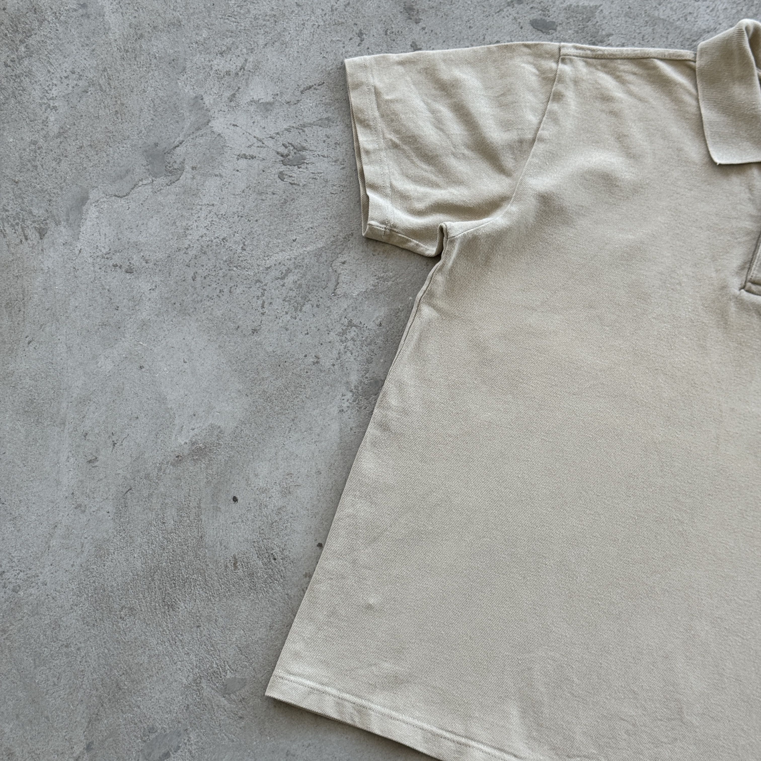 Dolce & Gabbana D&G Dolce & Gabbana Vintage Logo Polo Shirt Beige 44/46 Size US S / EU 44-46 / 1 - 3 Thumbnail
