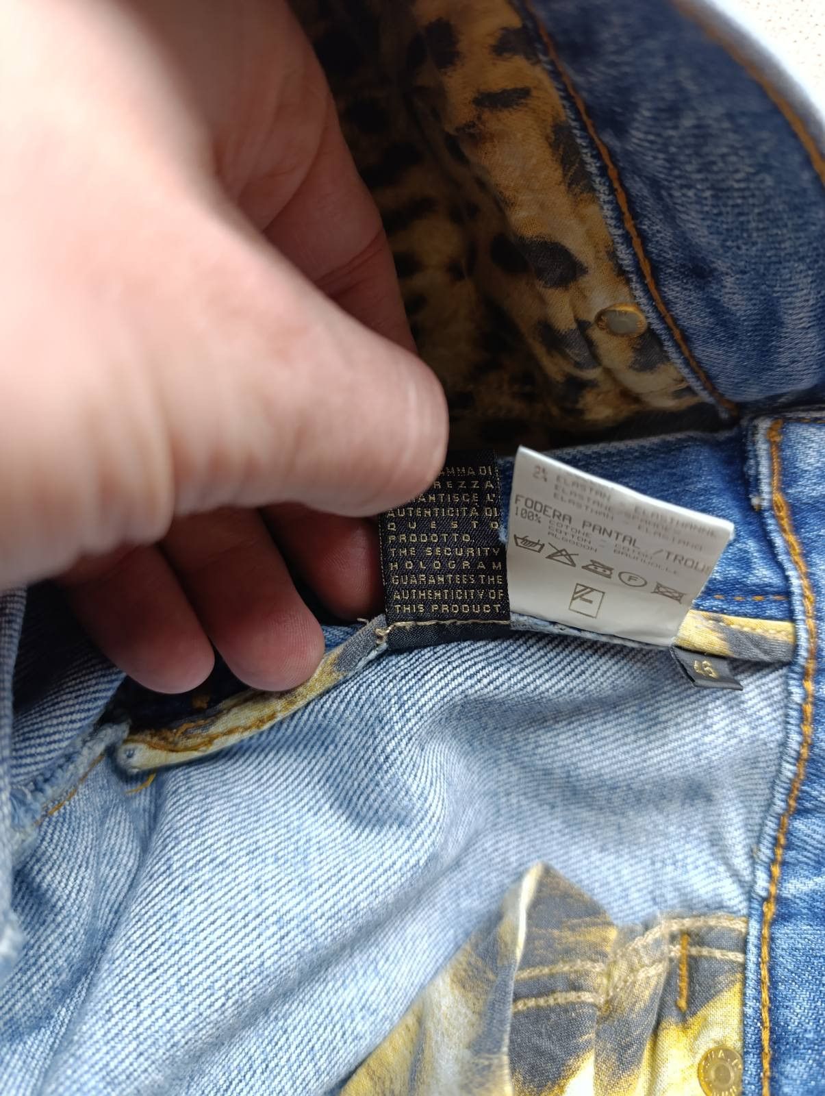 Roberto Cavalli ROBERTO CAVALLI WOMENS 2007 DENIM JEANS PANTS Size 32" / US 10 / IT 46 - 14 Thumbnail