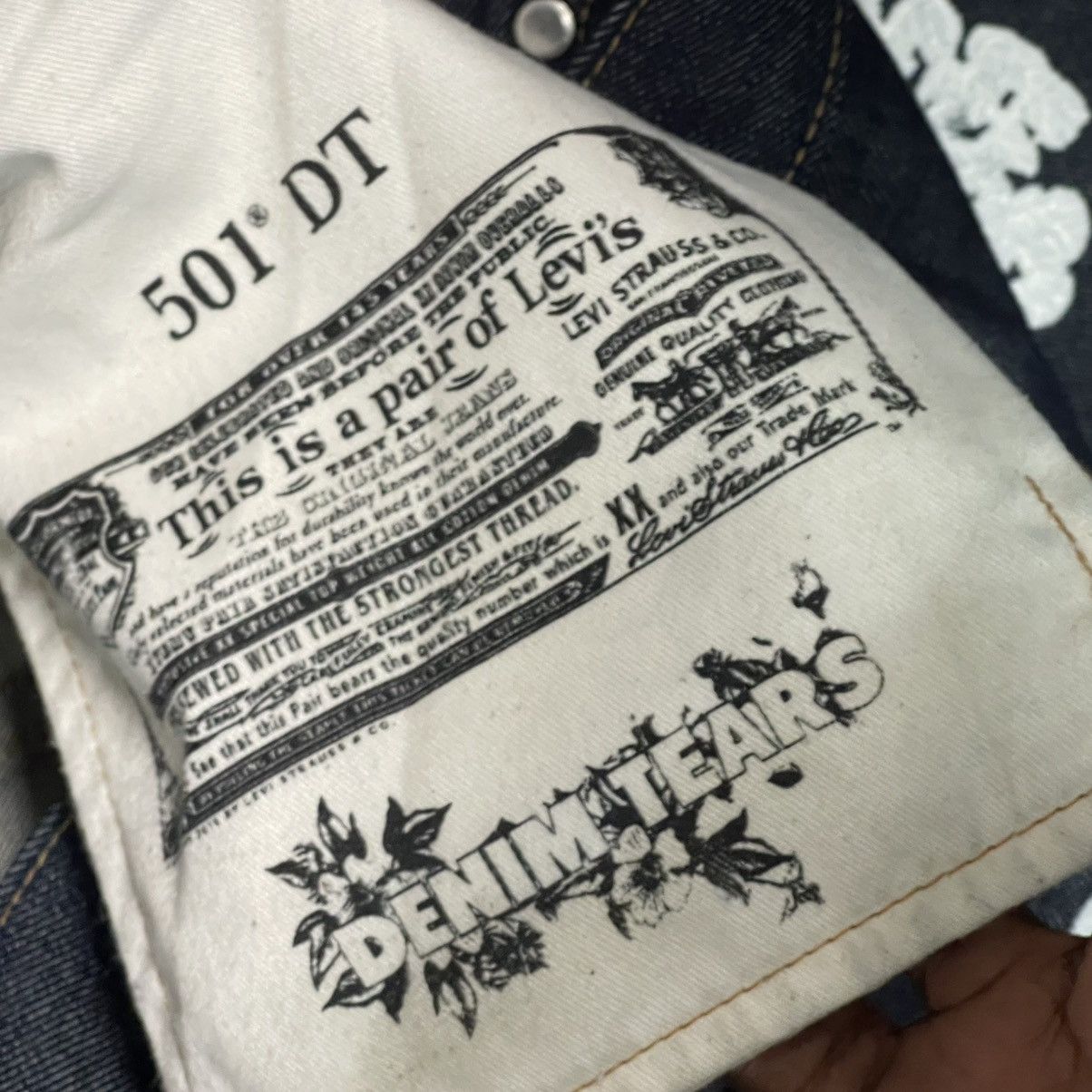 DENIM TEARS × Levi's Denim Tears Indigo Jeans Size US 38 / EU 54 - 11 Thumbnail