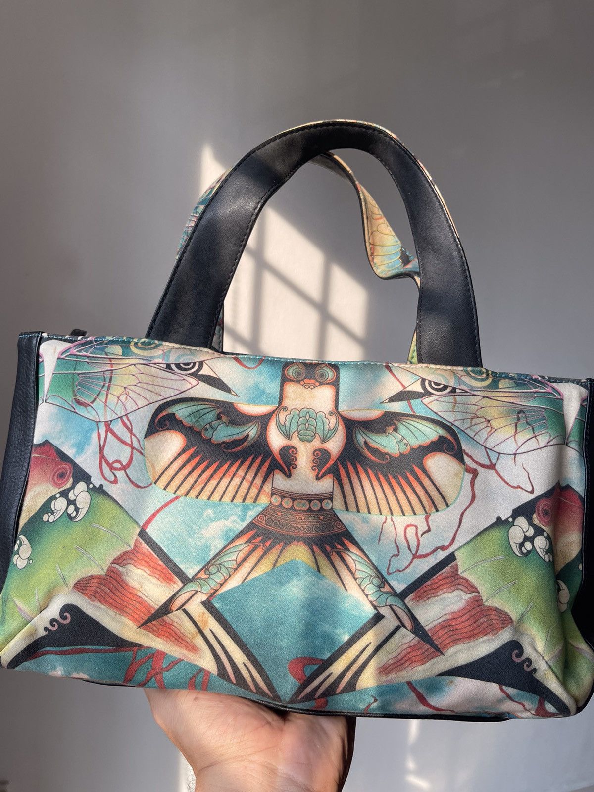 Jean Paul Gaultier 2000s Jean Paul Gaultier Bird Tattoo tote bag Size ONE SIZE - 3 Thumbnail