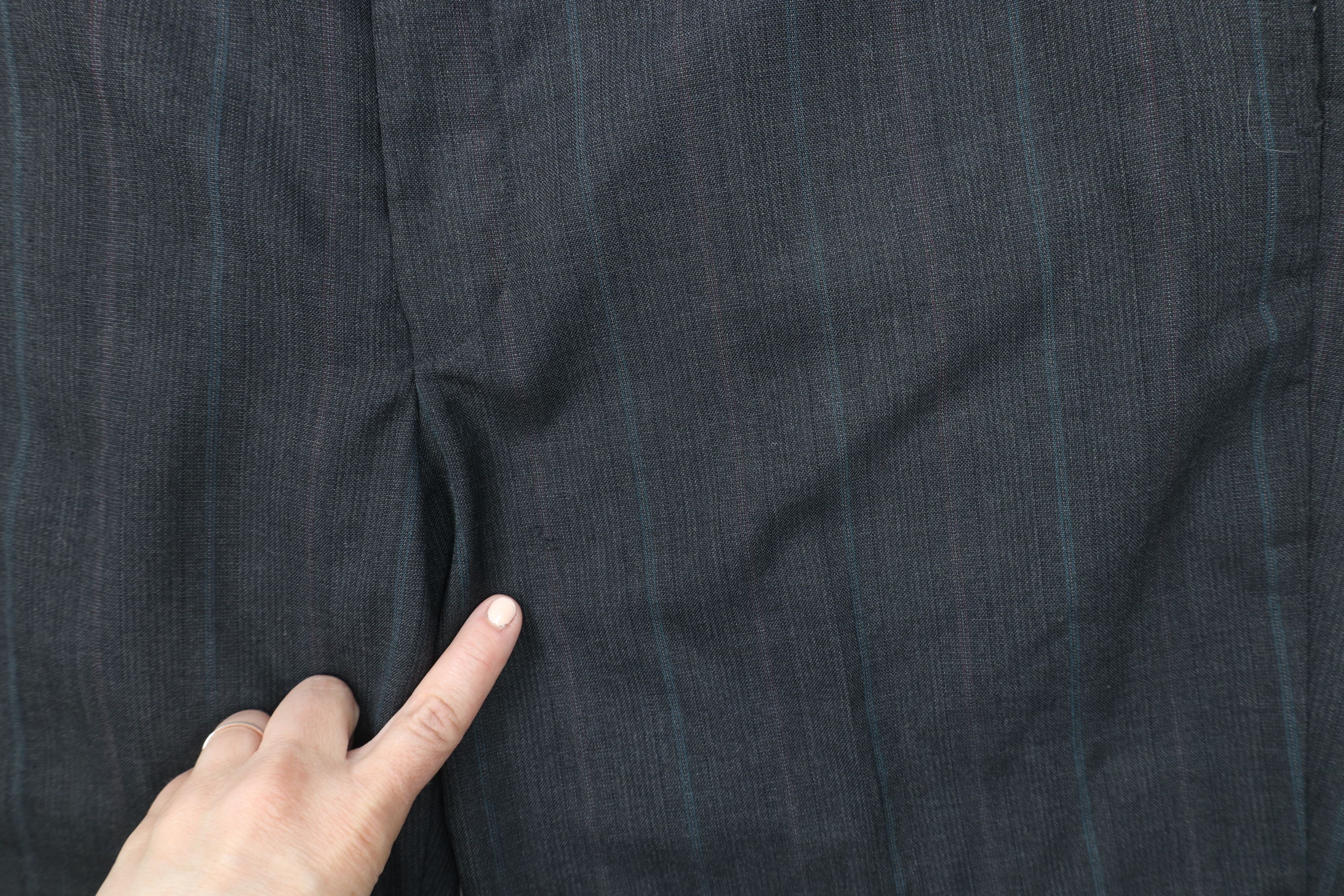 Vintage Vintage 90s Streetwear Wool Striped Wide Leg Chino Pants USA Size US 40 / EU 56 - 6 Thumbnail