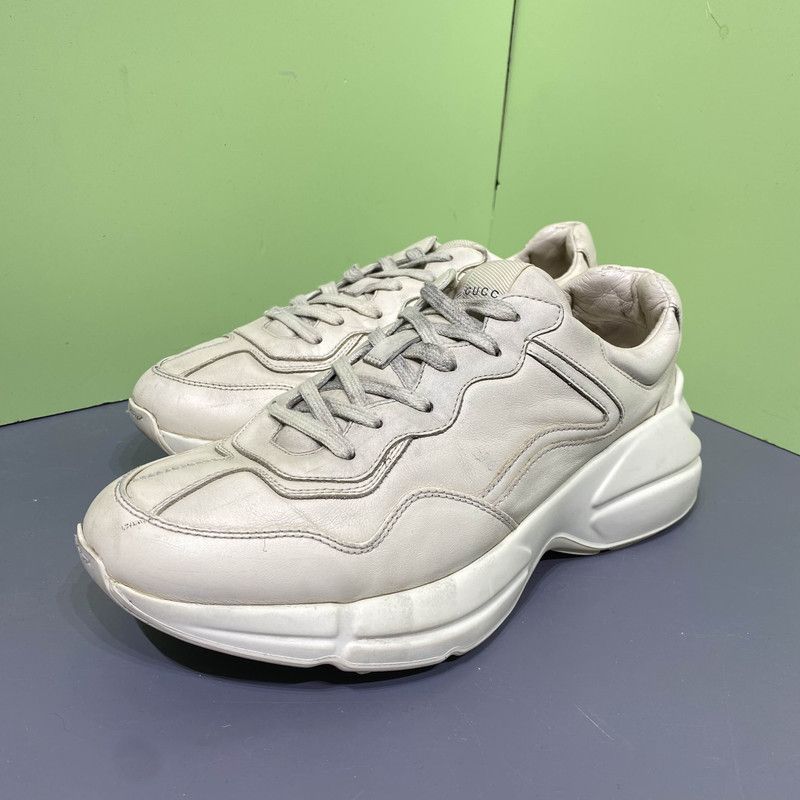Gucci Gucci Rhyton Vintage Dad Sneakers in Ivory White 0079 Size US 8 / EU 41 - 1 Thumbnail