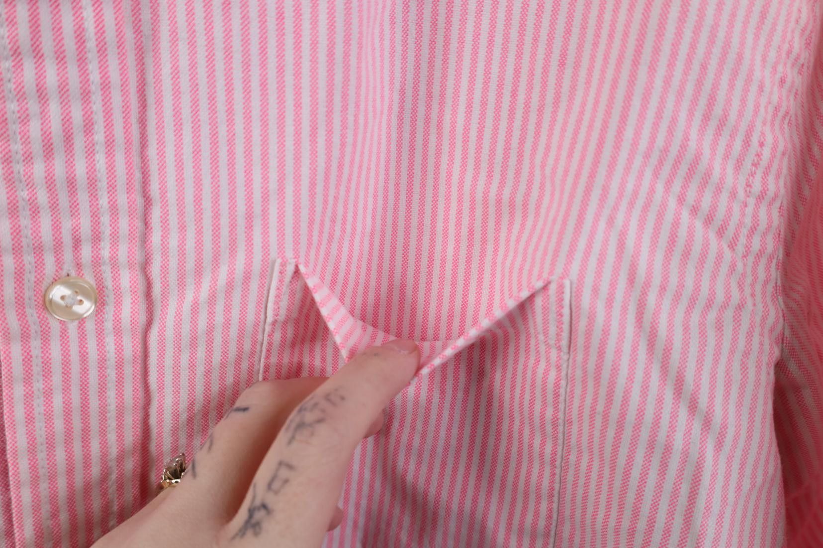 American Eagle Outfitters American Eagle Outfitters Striped Collared Button Down Shirt Size US M / EU 48-50 / 2 - 8 Thumbnail