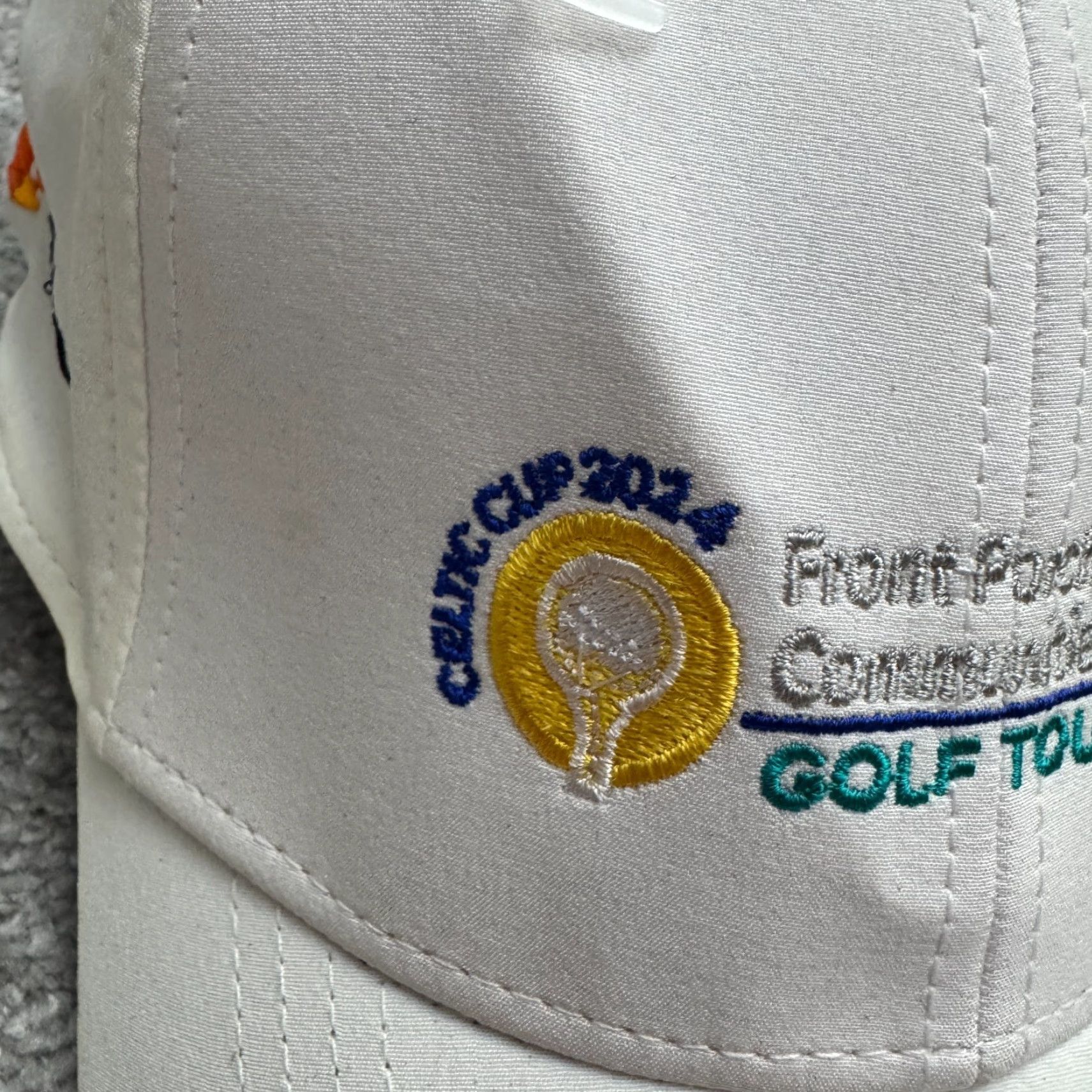 Nike Nike Golf Hat M White Dri-Fit Porch Front Porch Communities Celtic NWT Adjustable Lightweight Men Cap 90s? Size ONE SIZE - 7 Thumbnail