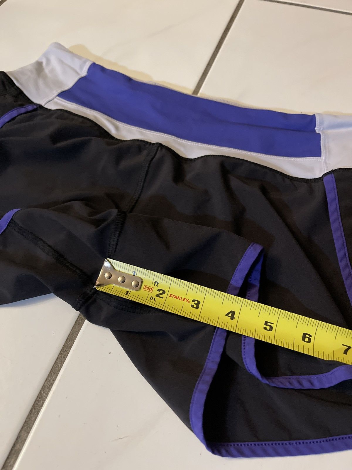 Lululemon Lululemon Run Times Lined 4 Way Stretch Running Shorts Black Size 28" / US 6 / IT 42 - 3 Thumbnail