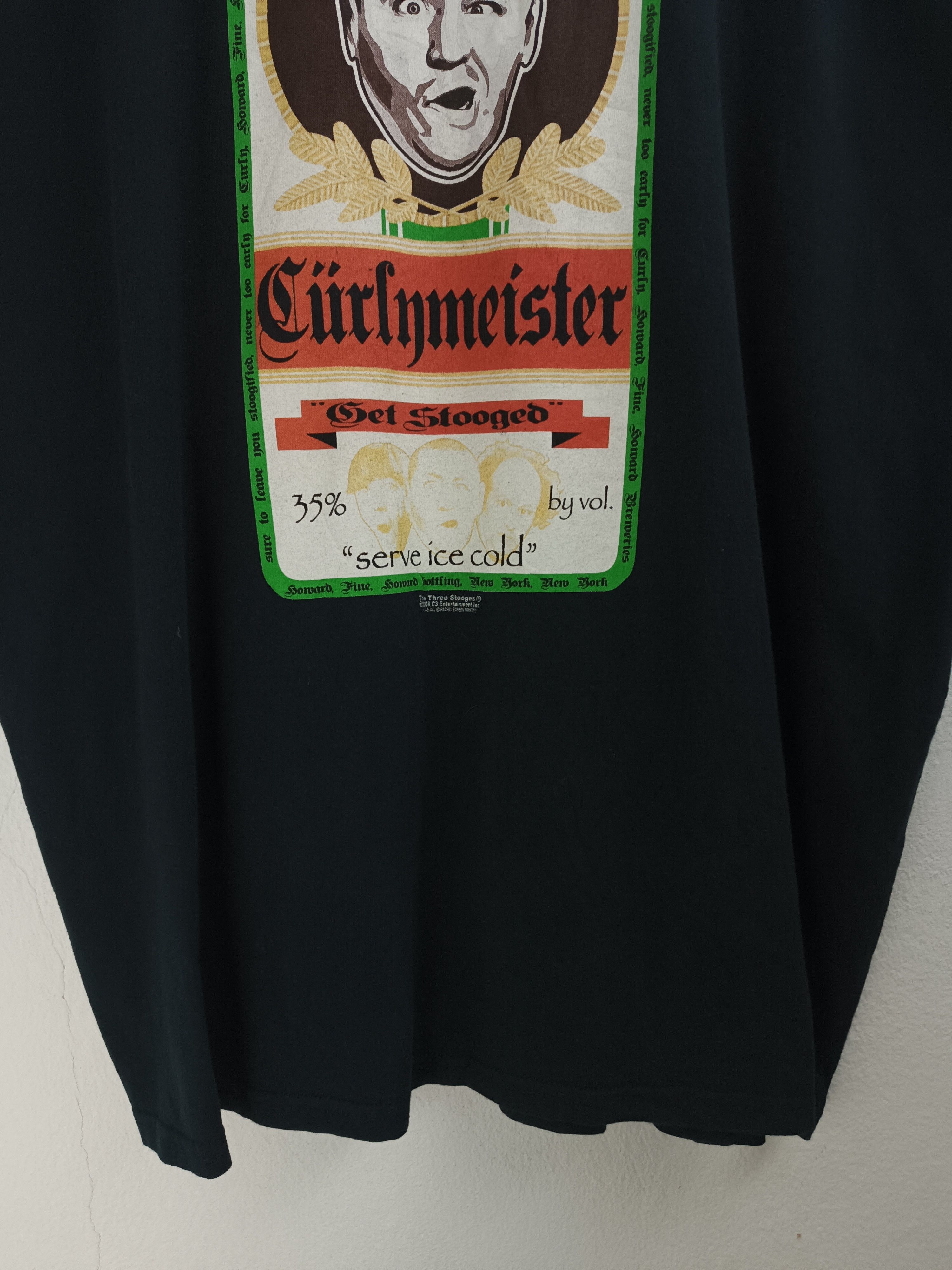 Vintage VINTAGE '08 THE THREE STOOGES CURLY MEISTER COMEDY FUNNY Size US XXL / EU 58 / 5 - 8 Thumbnail