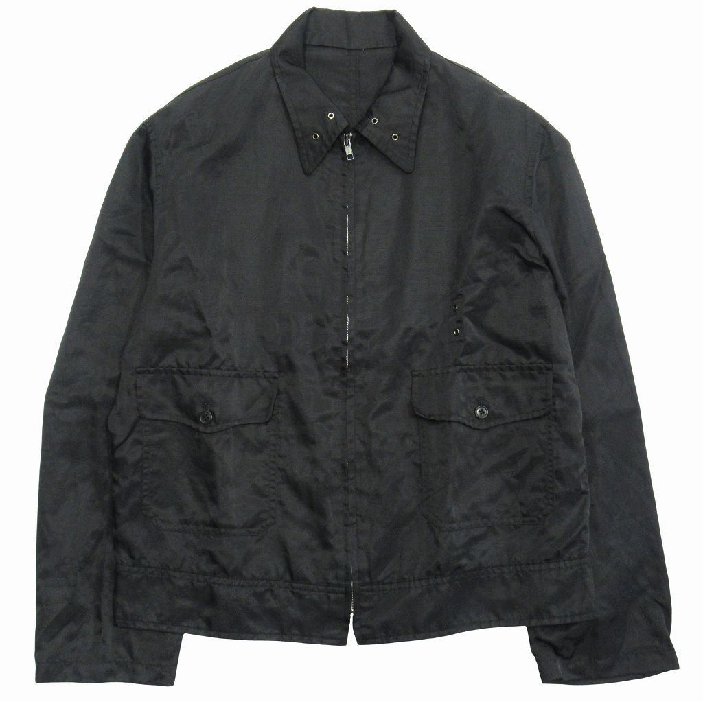 image of YS For Men Y's For Men Linen Trucker Jacket 1999 in Graphite (Size Medium)