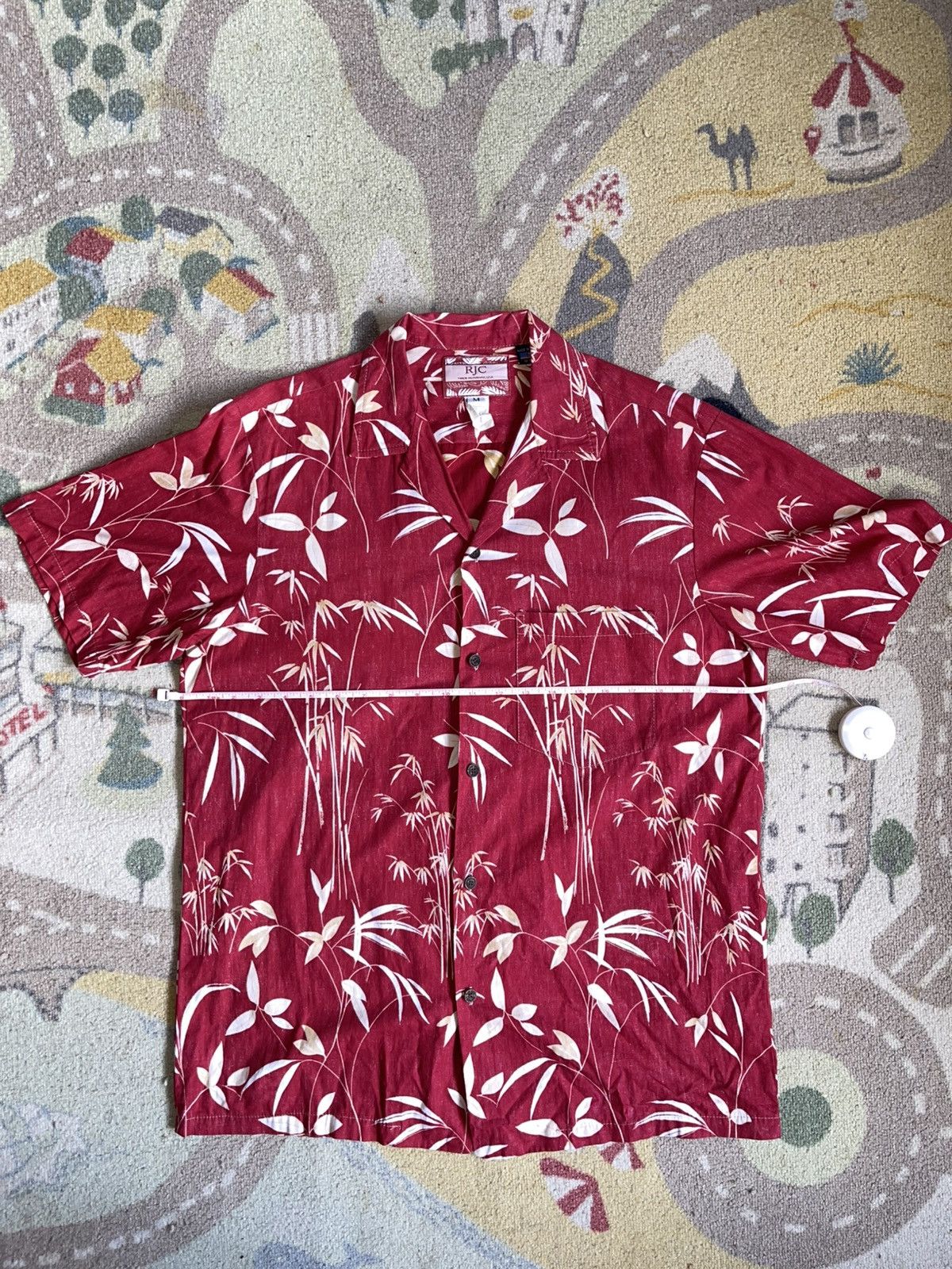 Vintage RJC HAWAIIAN SHIRT RED M Size US M / EU 48-50 / 2 - 5 Thumbnail