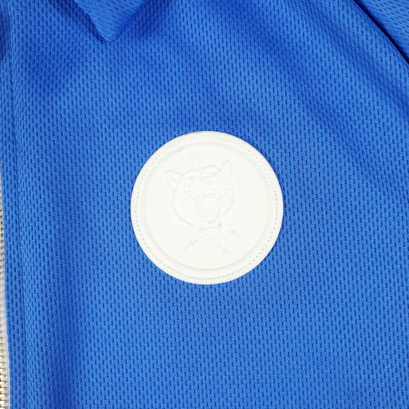 Puma Puma Polo Shirt Mens Size Medium Blue Full Zip Up Golf Casual Short Sleeve Polo Shirt Size US M / EU 48-50 / 2 - 2 Thumbnail
