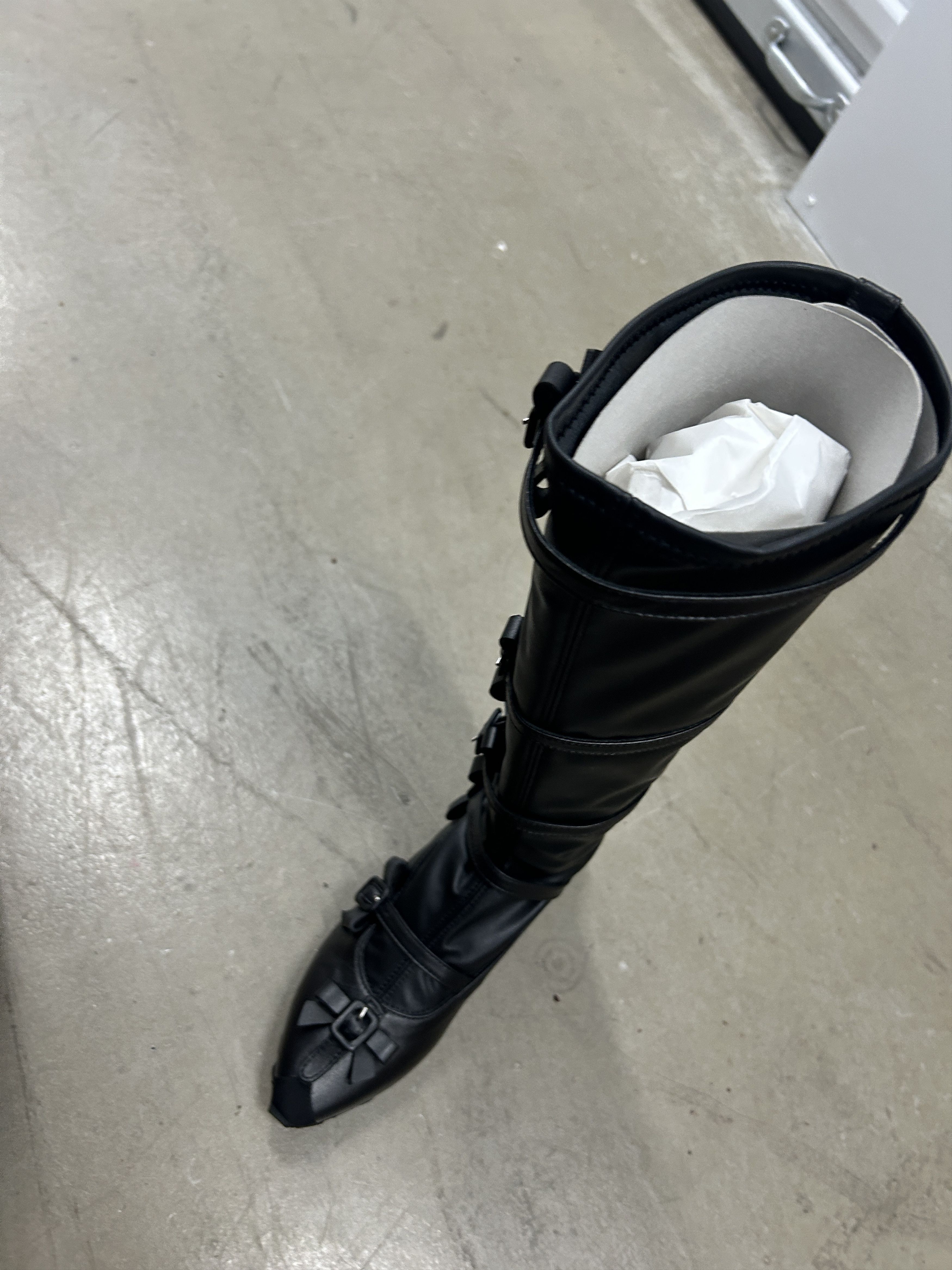 Kiko Kostadinov Kiko Kostadinov RIBBON HIGH BOOT Black | Grailed