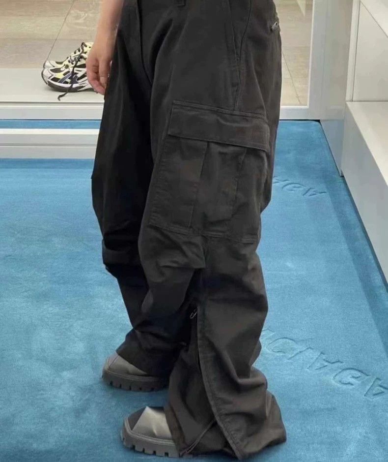 Balenciaga Balenciaga 22FW Pulled Cargo Wide Leg baggy Pants 2502