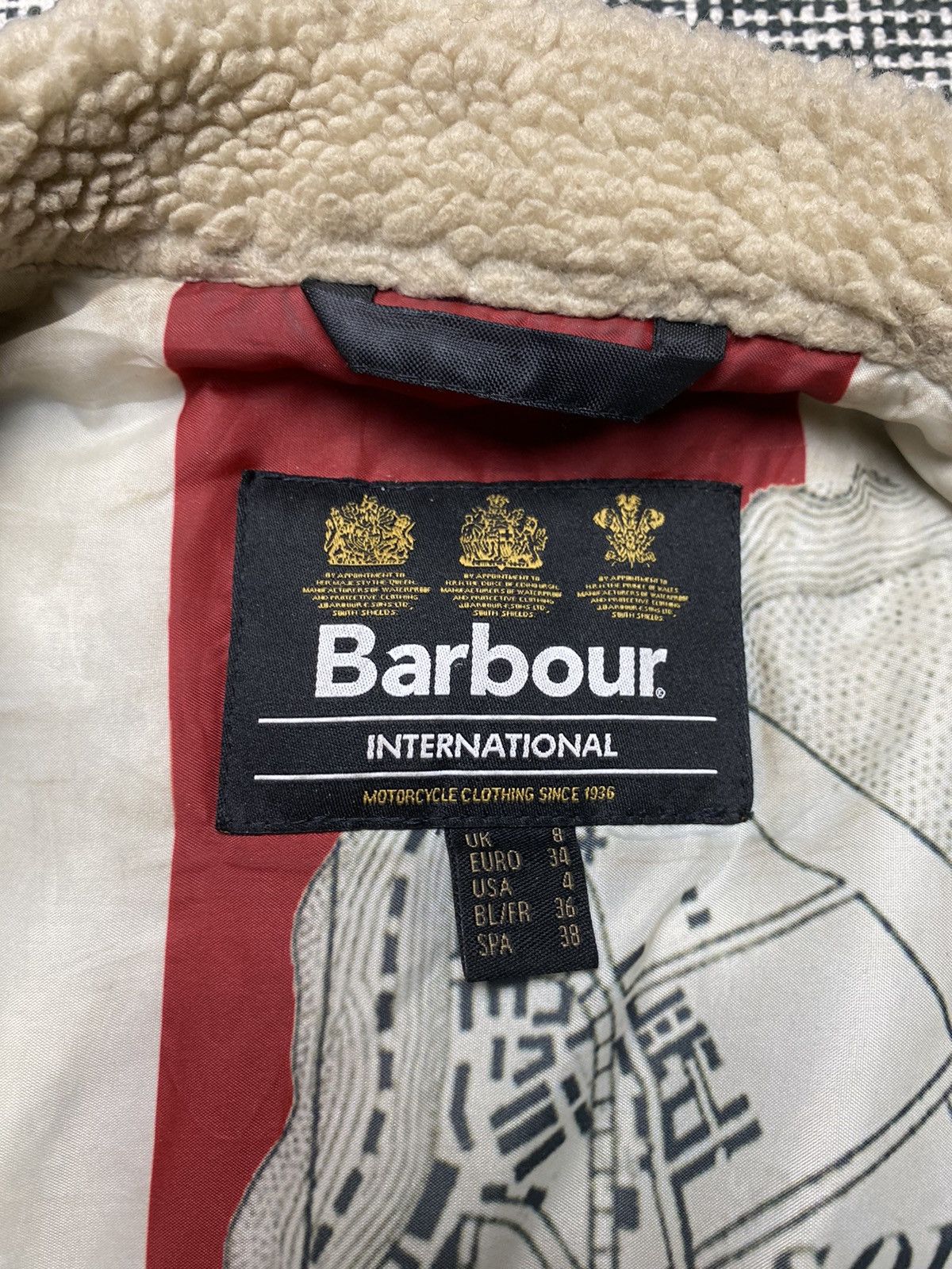 Barbour × Vintage Women's Barbour Wax Matlock Motorcycle Black Jacket Size S / US 4 / IT 40 - 20 Thumbnail