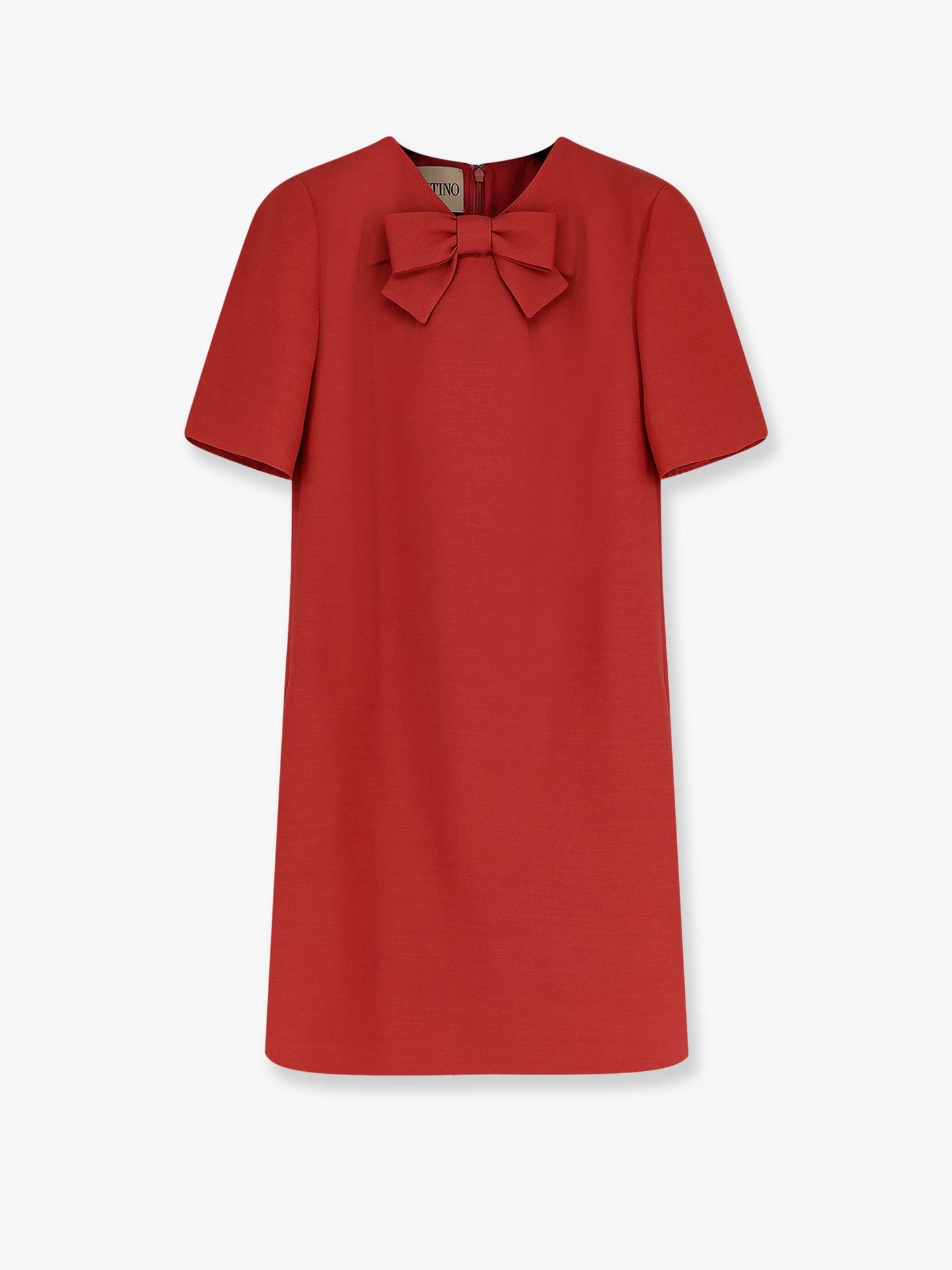 Valentino Wool And Silk Blend Short Dress Size M / US 6-8 / IT 42-44 - 1 Thumbnail