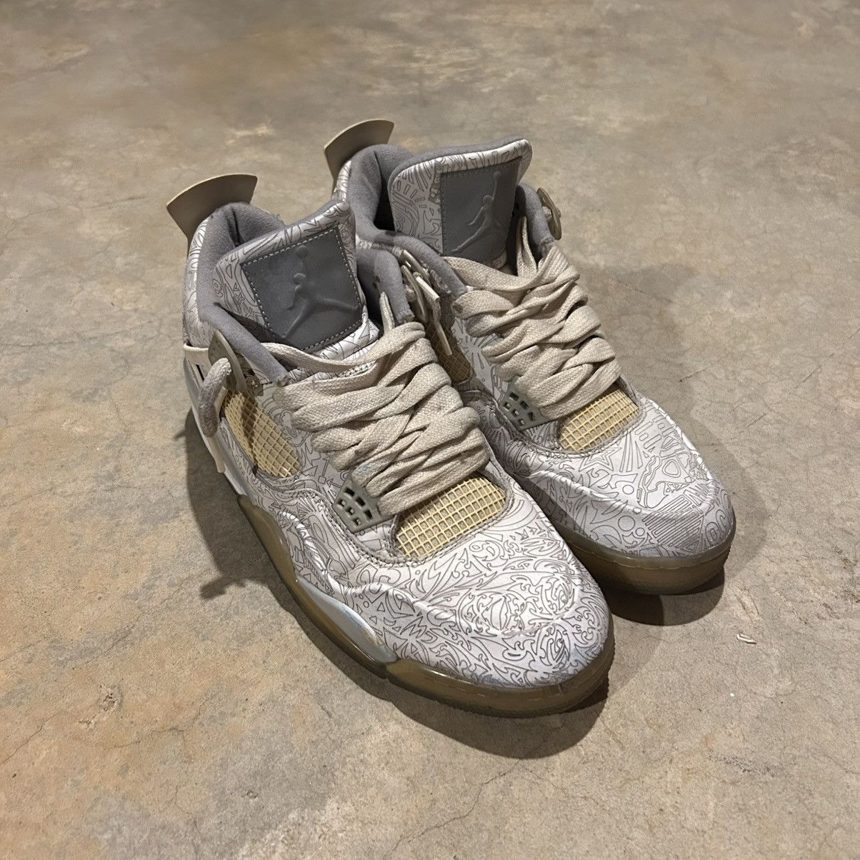 Jordan Brand × Nike Air Jordan 4 Retro 30th Anniversary Laser 2015 US 11 Size US 11 / EU 44 - 9 Thumbnail